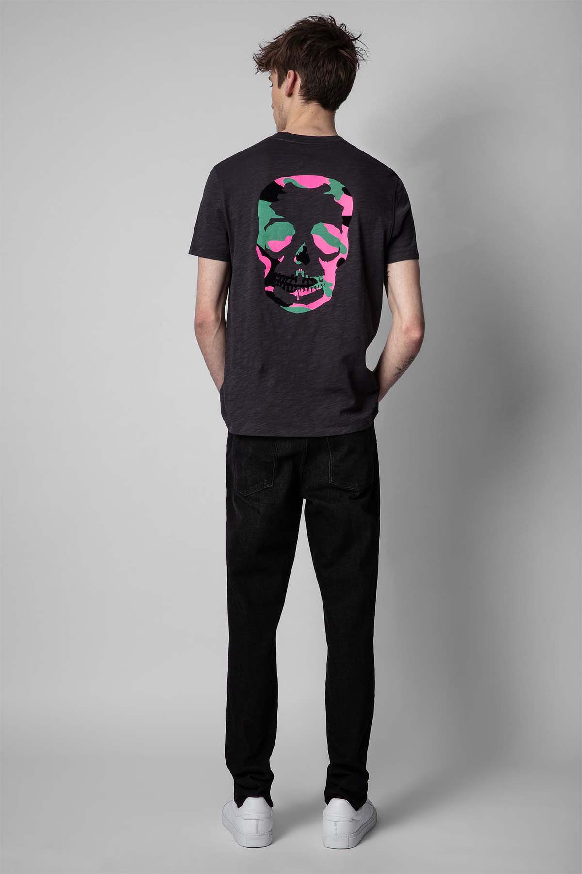 Zadig & Voltaire Yuvarlak Yaka Baskılı T-shirt-Libas Trendy Fashion Store