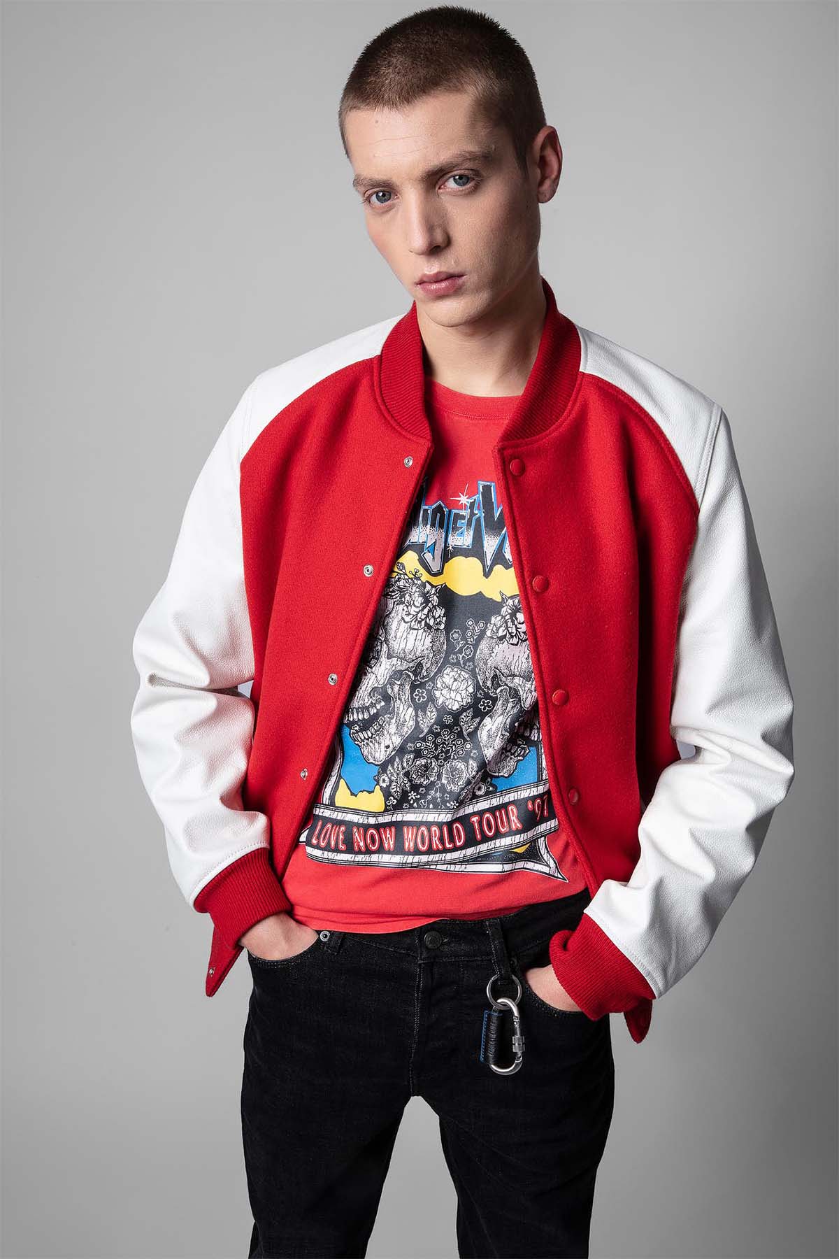 Zadig & Voltaire Yuvarlak Yaka Baskılı T-shirt-Libas Trendy Fashion Store