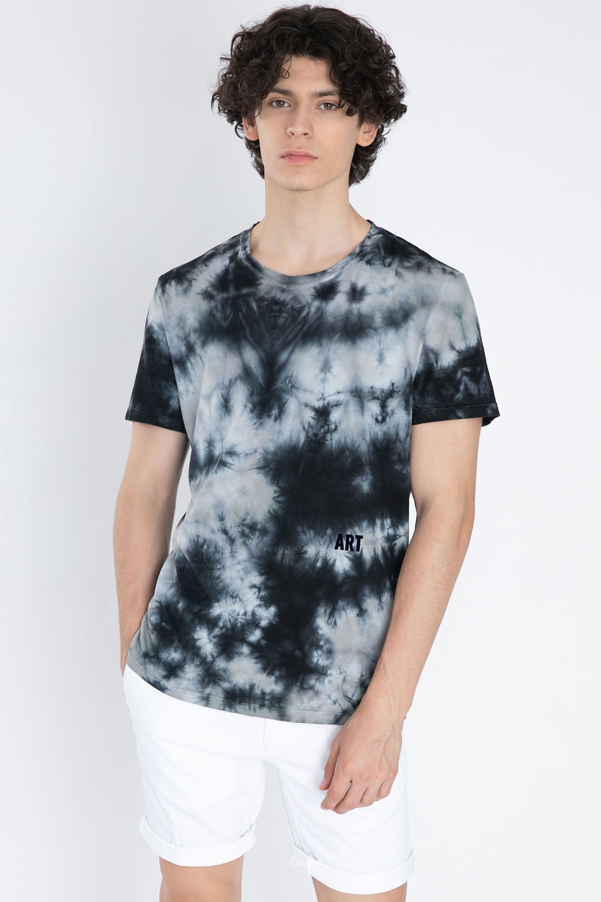 Zadig & Voltaire Yuvarlak Yaka Batik T-shirt-Libas Trendy Fashion Store