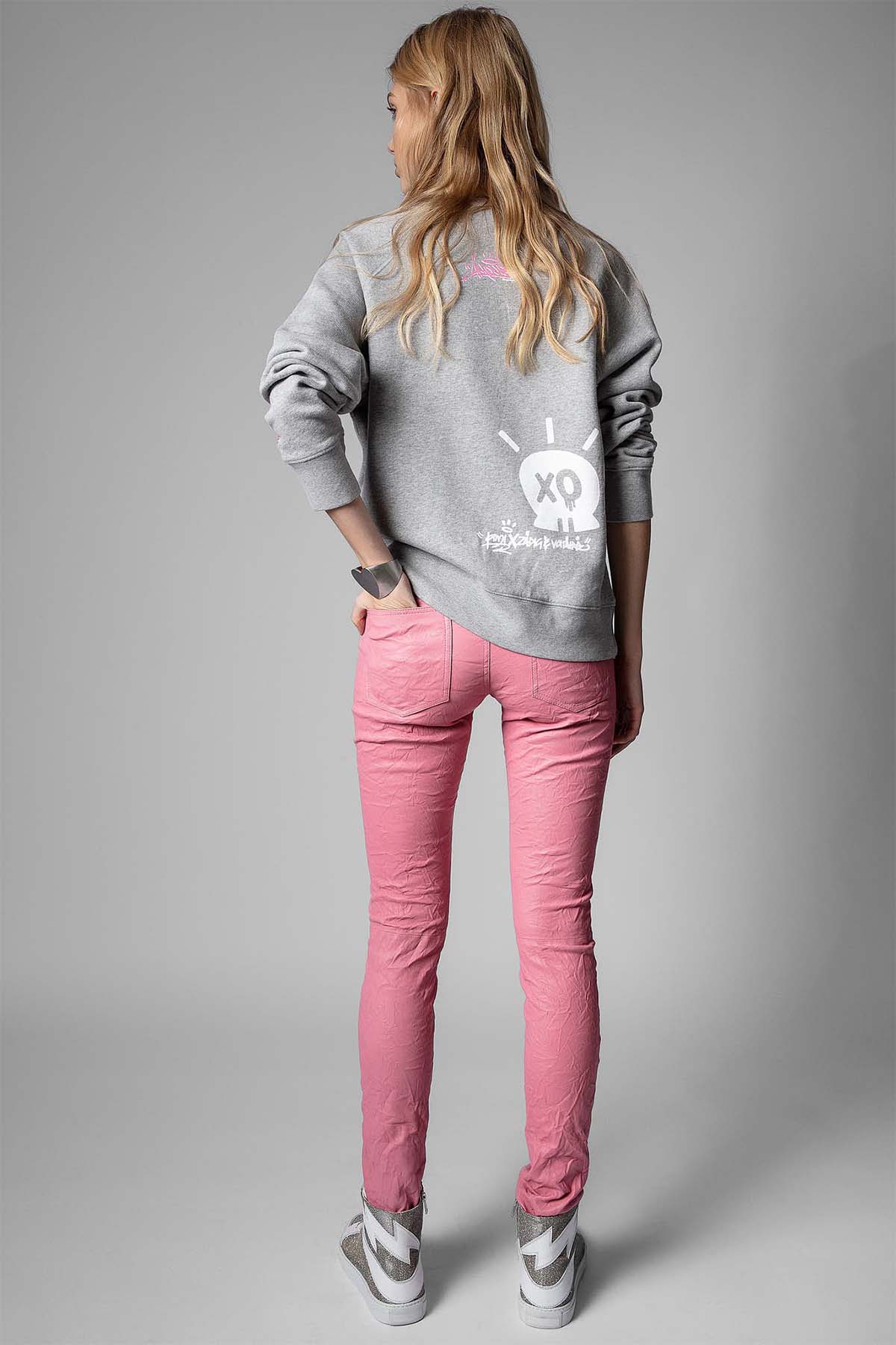 Zadig & Voltaire Geniş Kesim Baskılı Sweatshirt-Libas Trendy Fashion Store