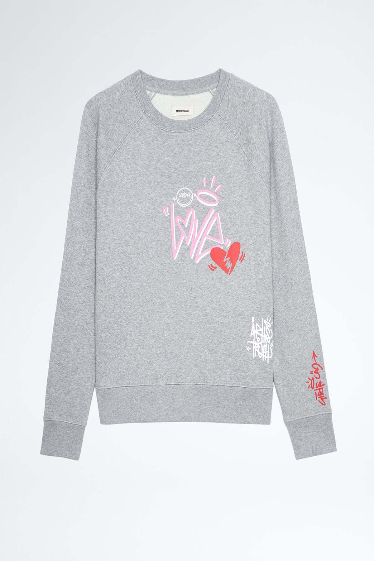 Zadig & Voltaire Geniş Kesim Baskılı Sweatshirt-Libas Trendy Fashion Store