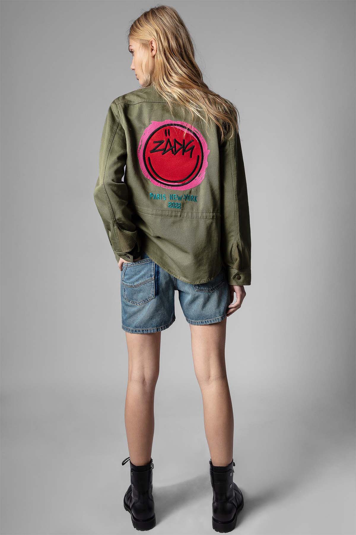 Zadig & Voltaire Sırtta Nakış Logolu İnce Ceket-Libas Trendy Fashion Store