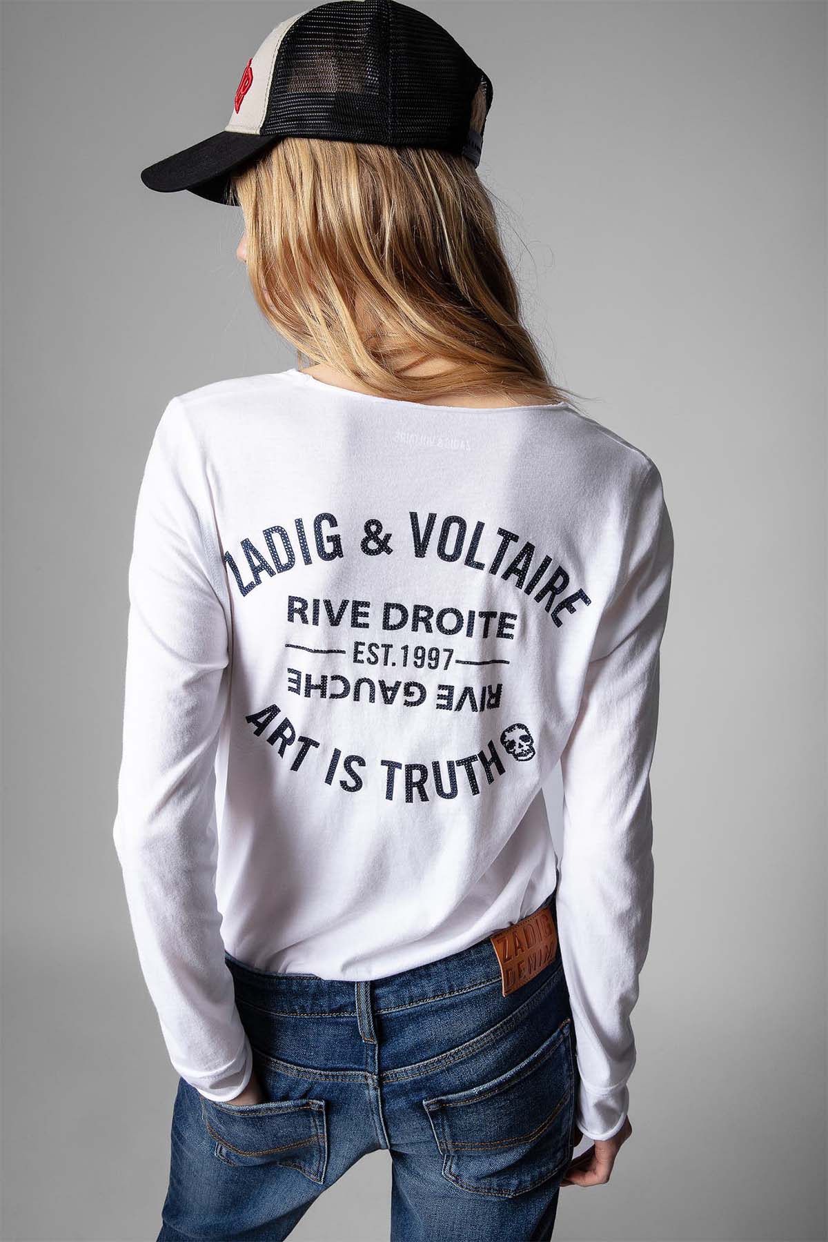 Zadig & Voltaire Sırtı Baskılı Uzun Kollu T-shirt