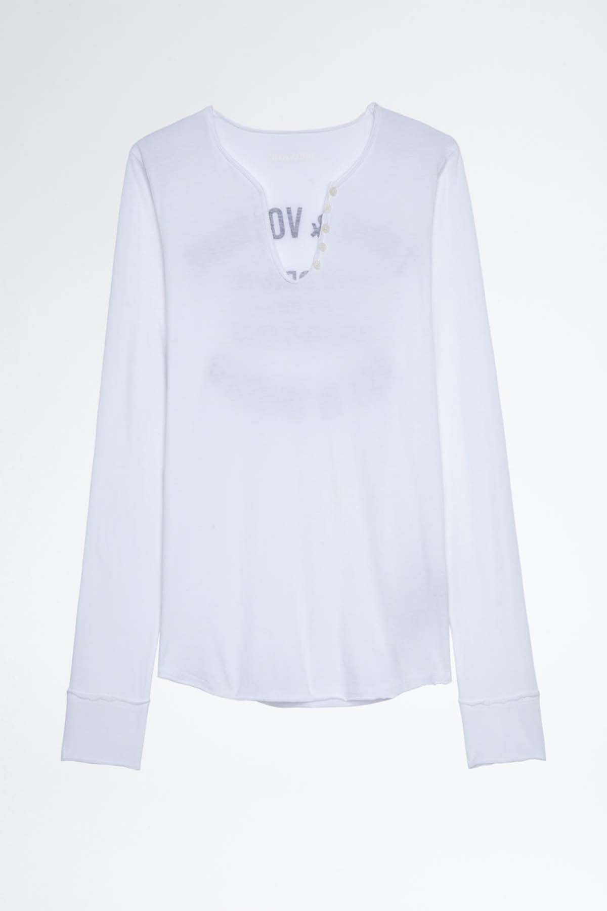 Zadig & Voltaire Sırtı Baskılı Uzun Kollu T-shirt