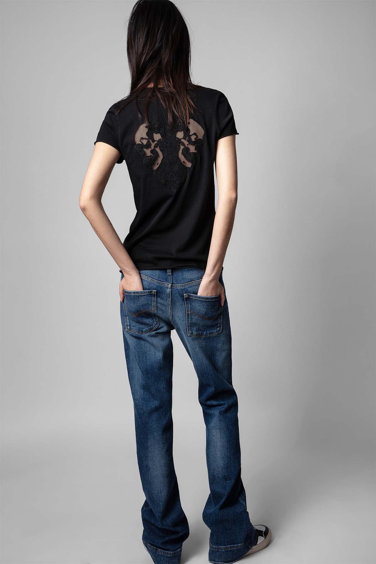 Zadig & Voltaire Sırtta Nakış Logolu T-shirt-Libas Trendy Fashion Store