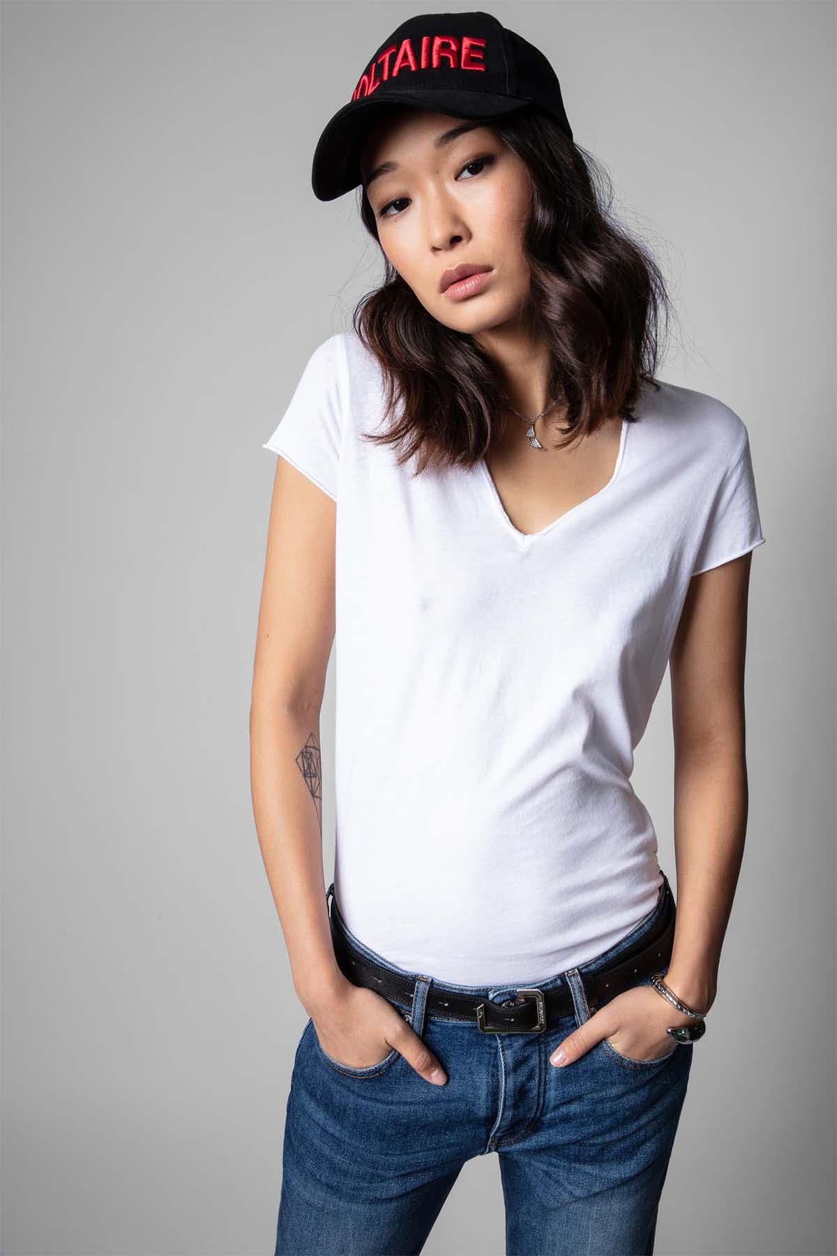 Zadig & Voltaire Sırtta Nakış Logolu T-shirt-Libas Trendy Fashion Store