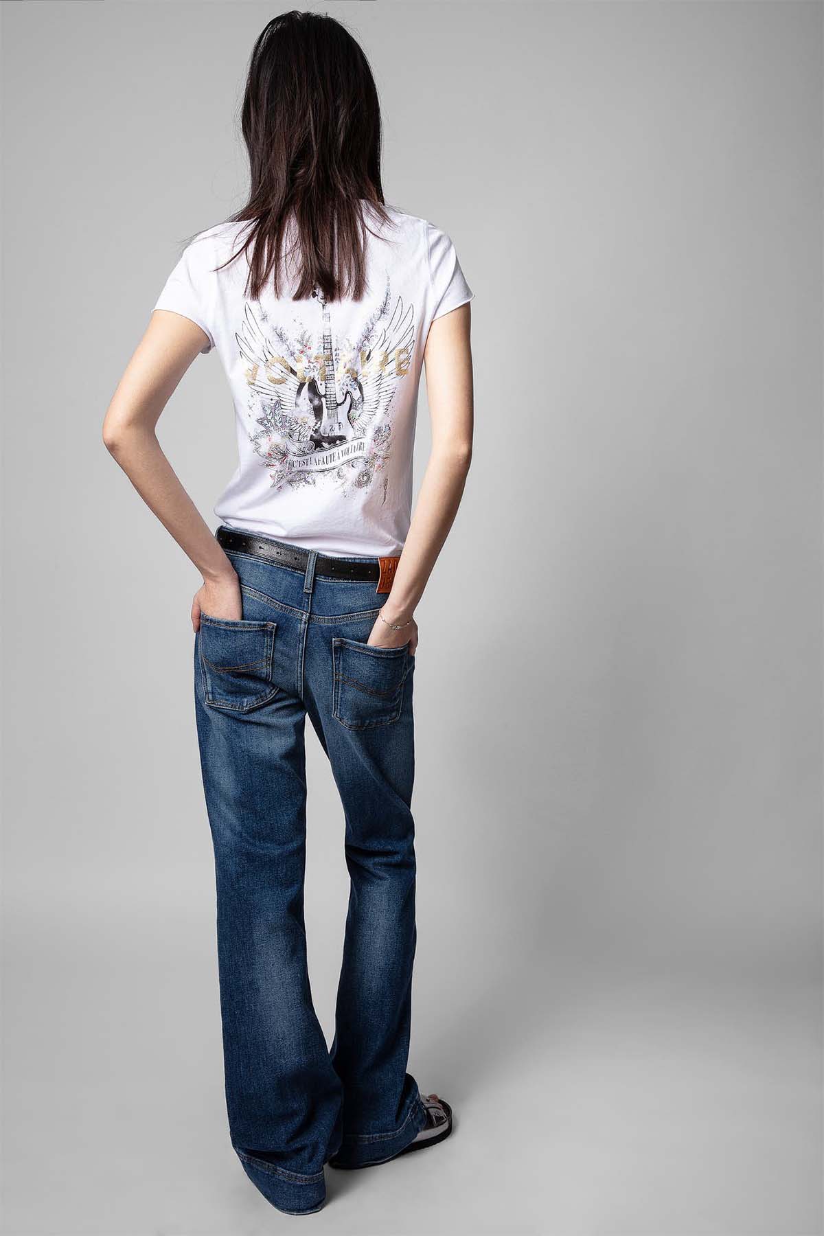 Zadig & Voltaire Sırtta Logo Baskılı T-shirt-Libas Trendy Fashion Store