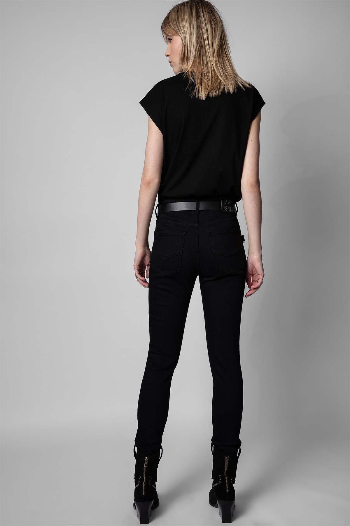 Zadig & Voltaire Yuvarlak Yaka Baskılı T-shirt-Libas Trendy Fashion Store