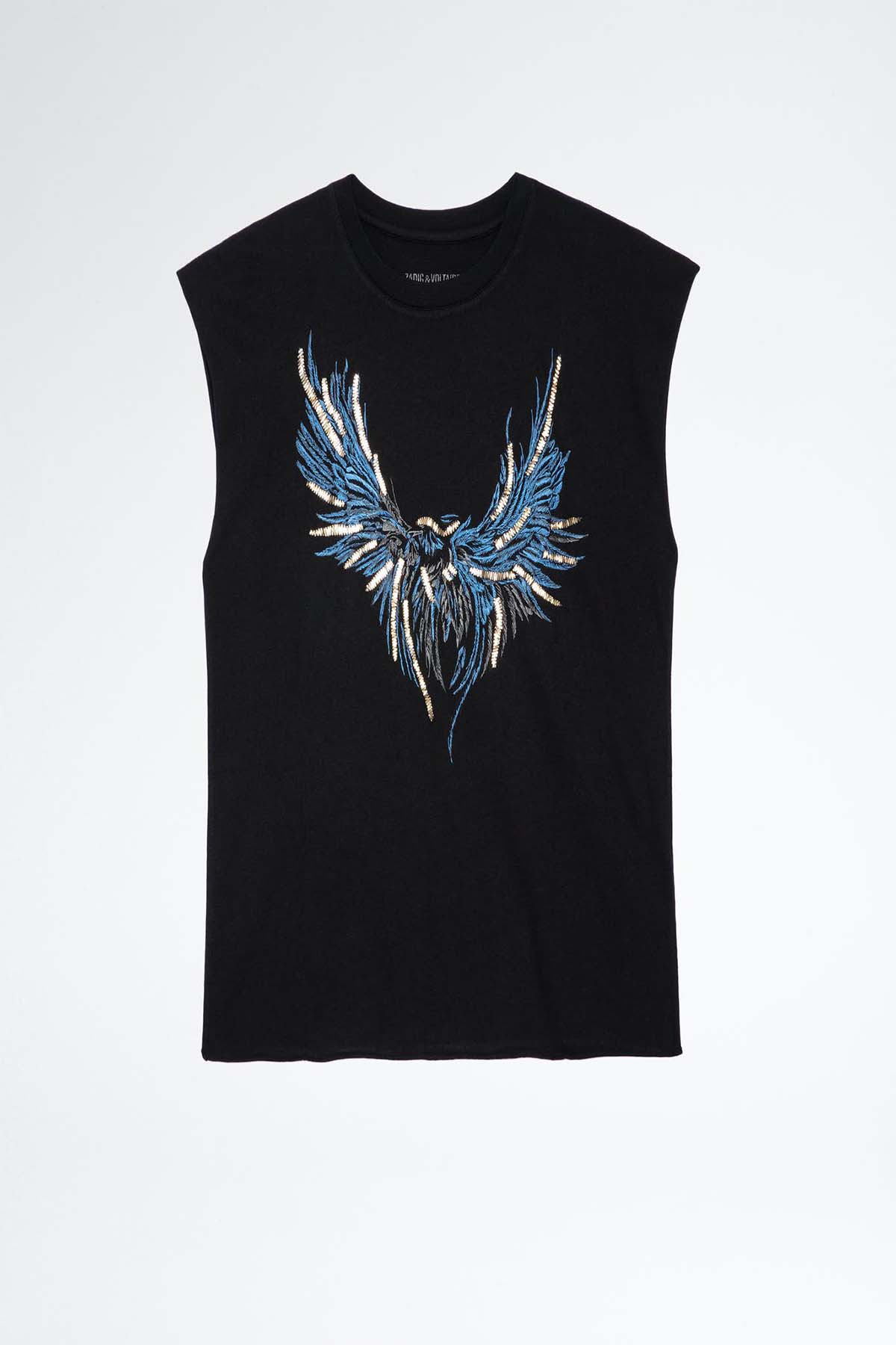 Zadig & Voltaire Yuvarlak Yaka Baskılı T-shirt-Libas Trendy Fashion Store