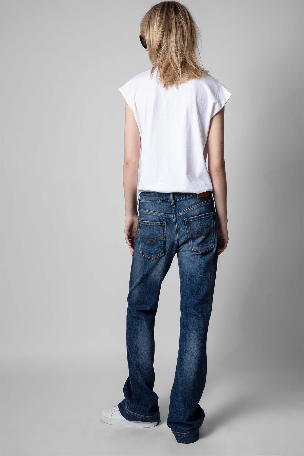 Zadig & Voltaire Yuvarlak Yaka Baskılı T-shirt-Libas Trendy Fashion Store