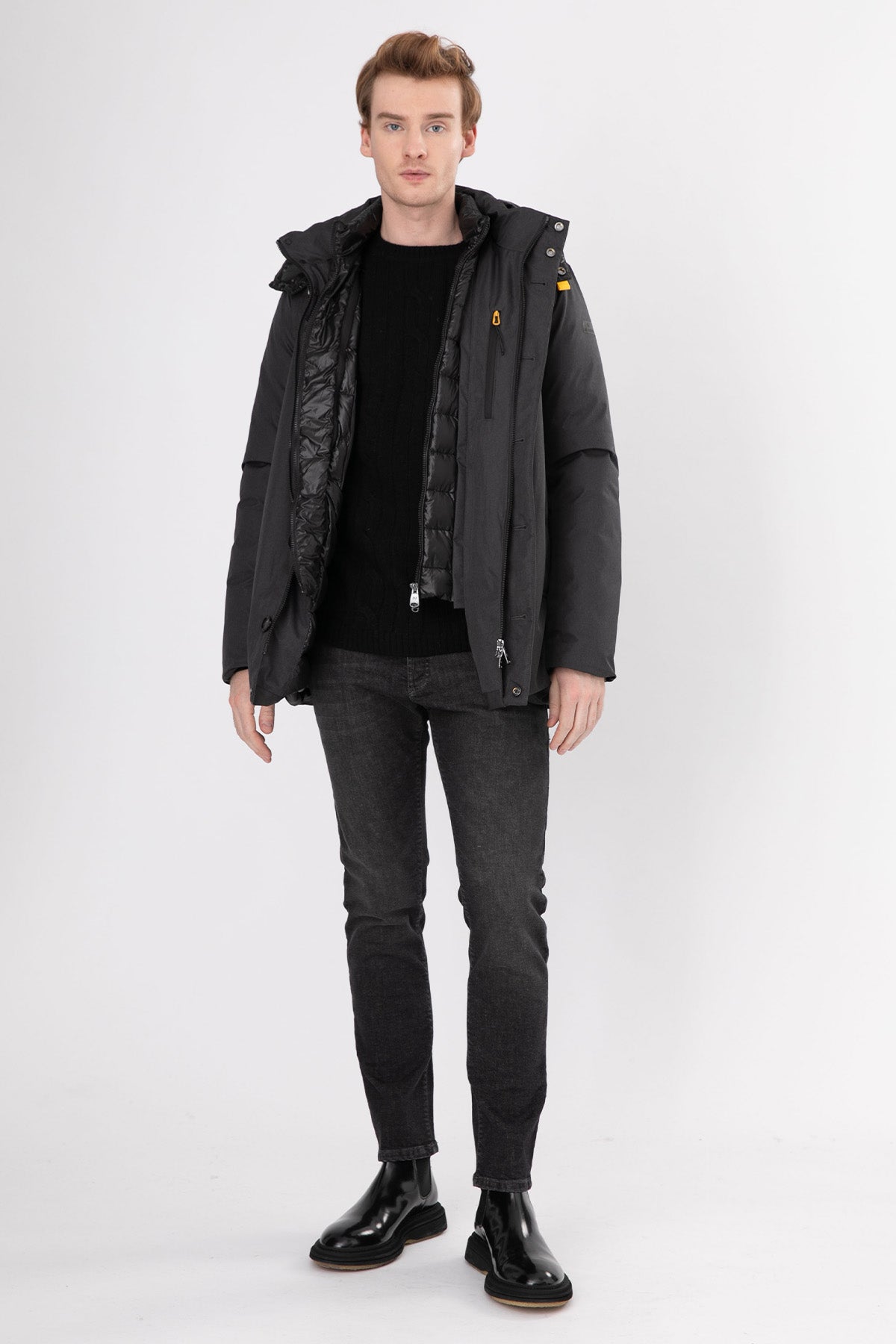 Manifattura Yuvarlak Yaka Saç Örgü Yün Triko-Libas Trendy Fashion Store