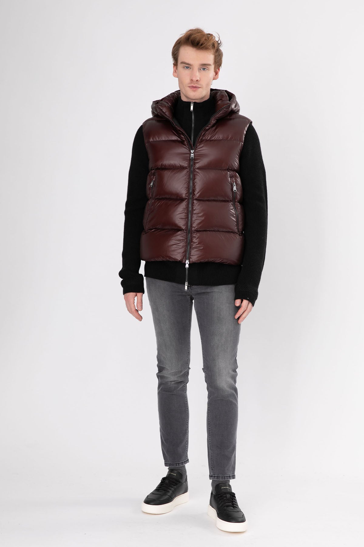 Manifattura Örgü Yün Fermuarlı Triko Ceket-Libas Trendy Fashion Store