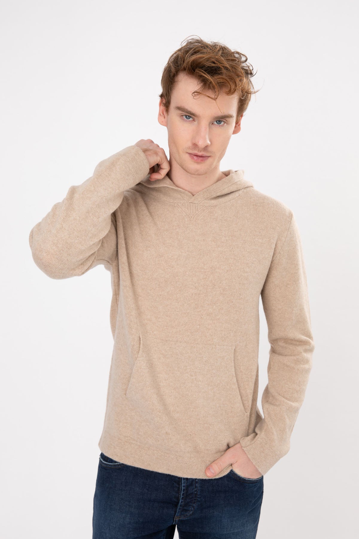 Manifattura Kapüşonlu Örgü Yün Triko-Libas Trendy Fashion Store