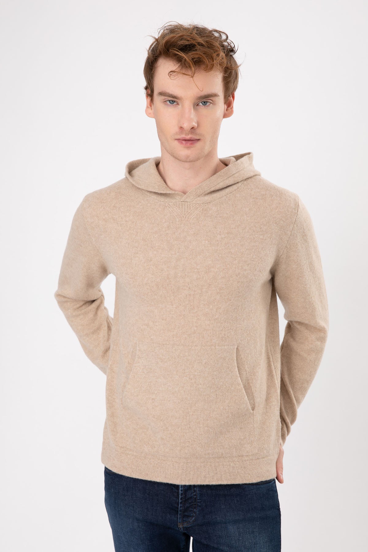 Manifattura Kapüşonlu Örgü Yün Triko-Libas Trendy Fashion Store