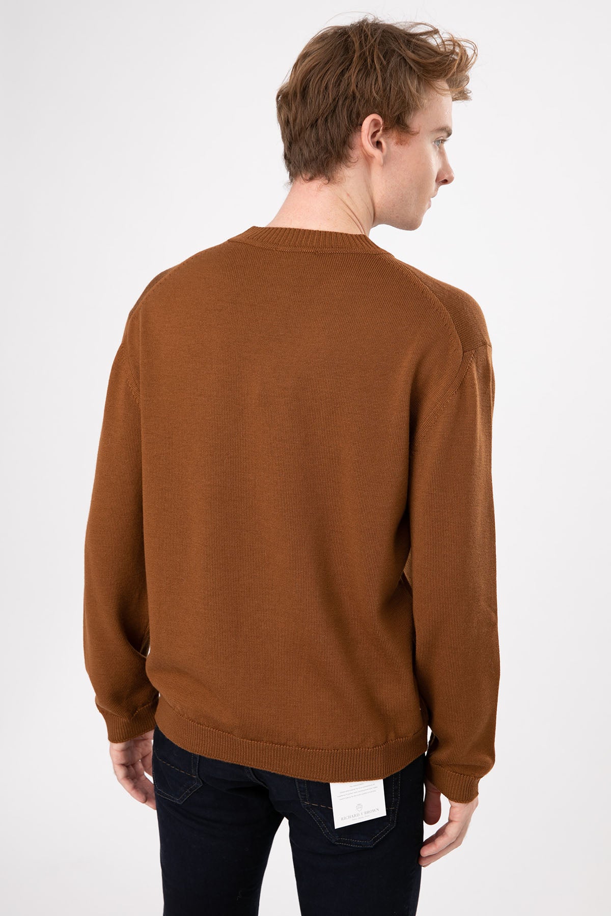 Manifattura Yuvarlak Yaka Örgü Yün Triko-Libas Trendy Fashion Store