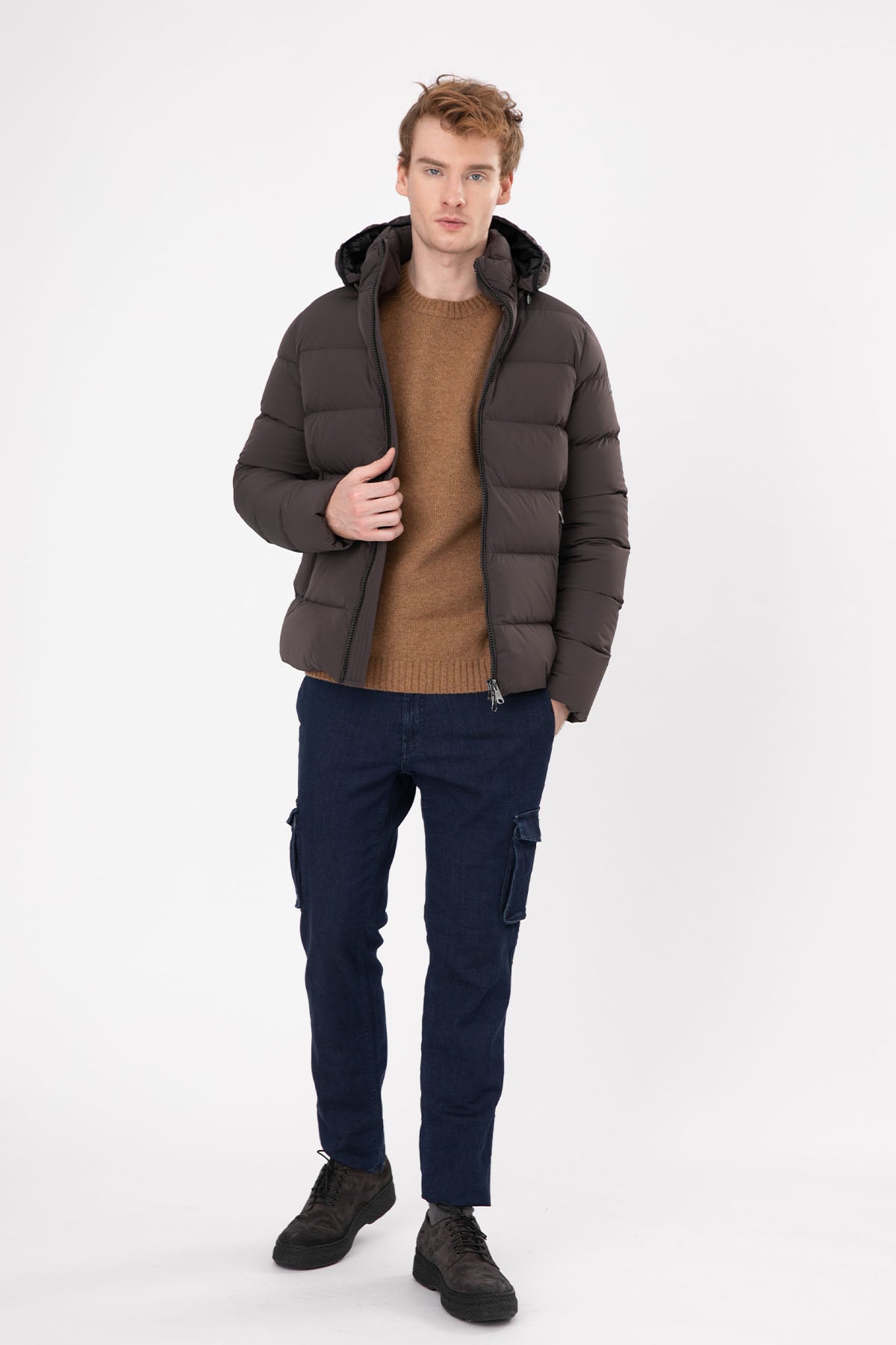 Manifattura Yuvarlak Yaka Örgü Yün Triko-Libas Trendy Fashion Store