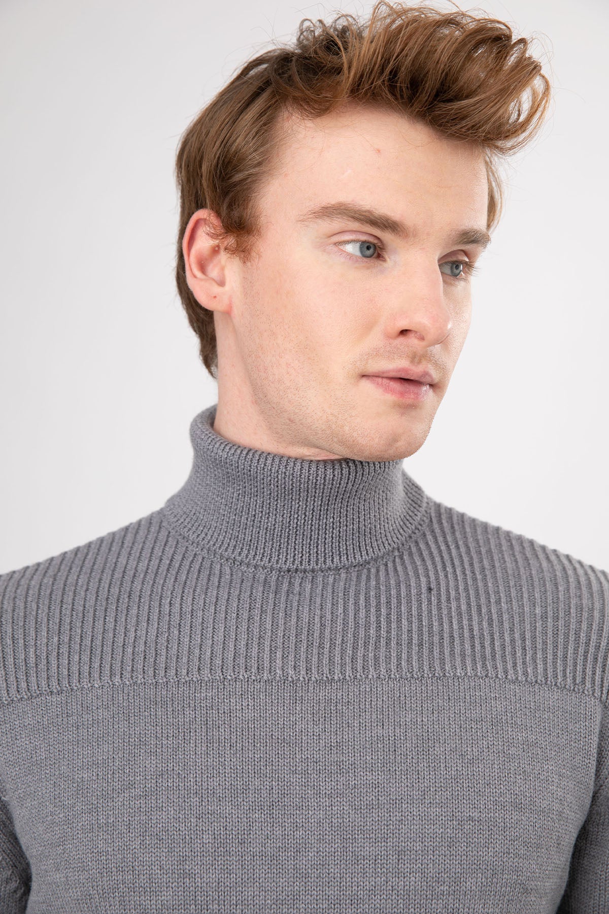 Manifattura Balıkçı Yaka Örgü Yün Triko-Libas Trendy Fashion Store