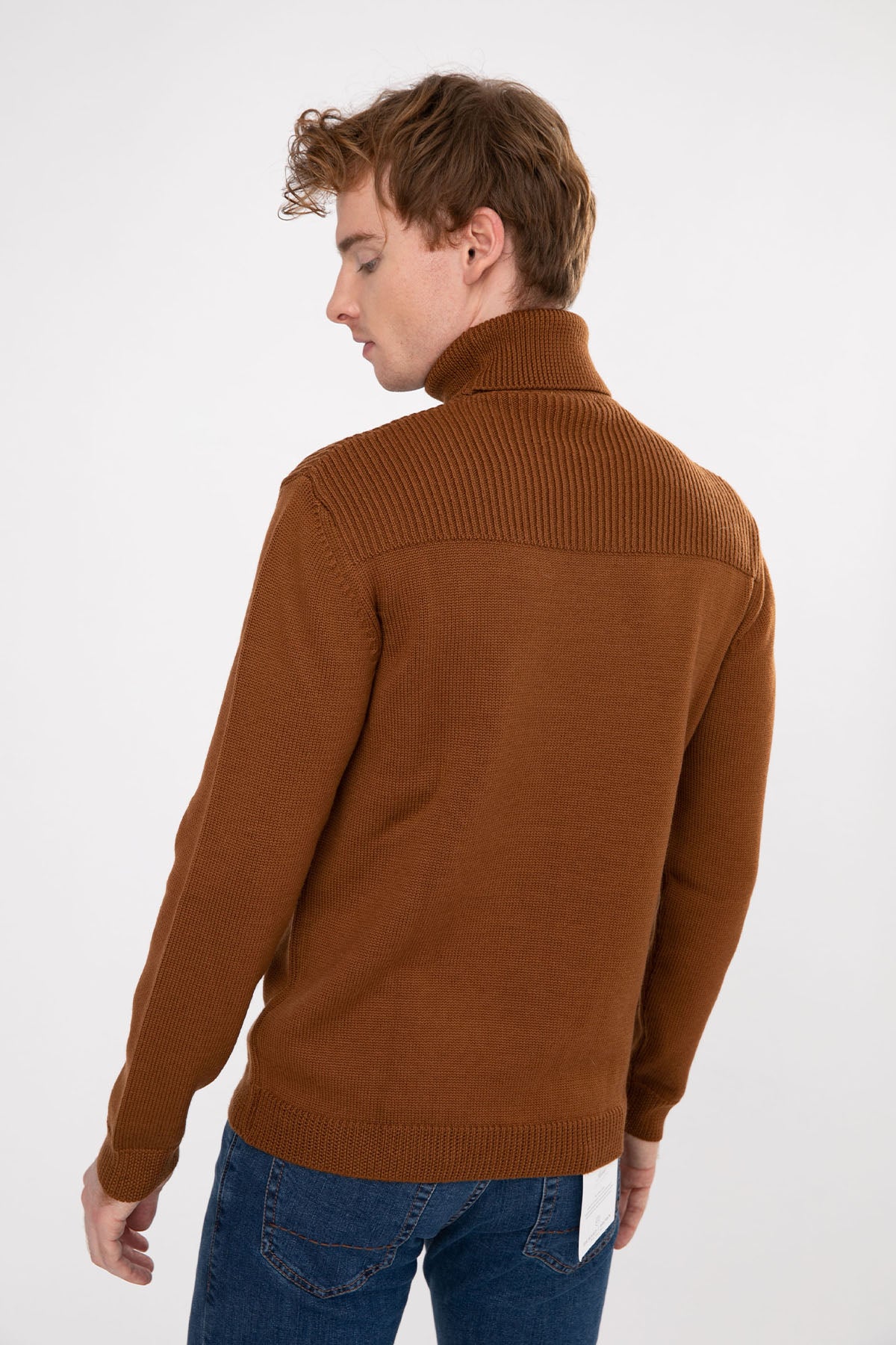 Manifattura Balıkçı Yaka Örgü Yün Triko-Libas Trendy Fashion Store