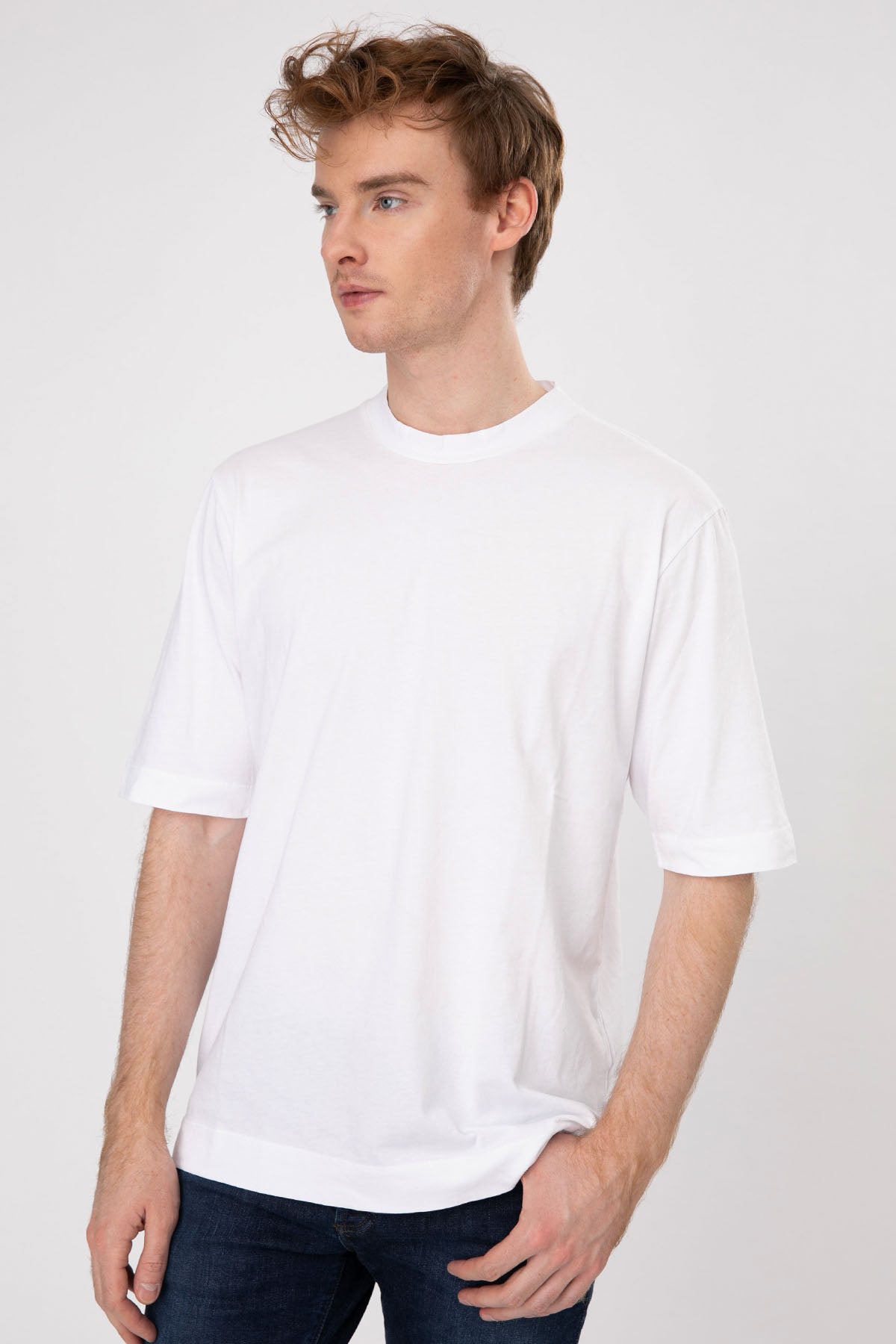 Manifattura Yuvarlak Yaka T-shirt-Libas Trendy Fashion Store