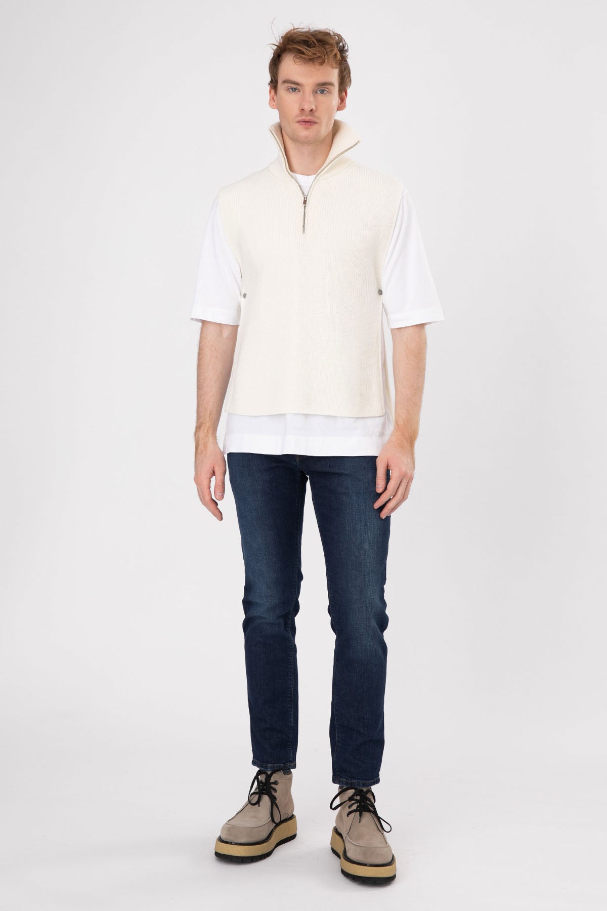 Manifattura Yuvarlak Yaka T-shirt-Libas Trendy Fashion Store