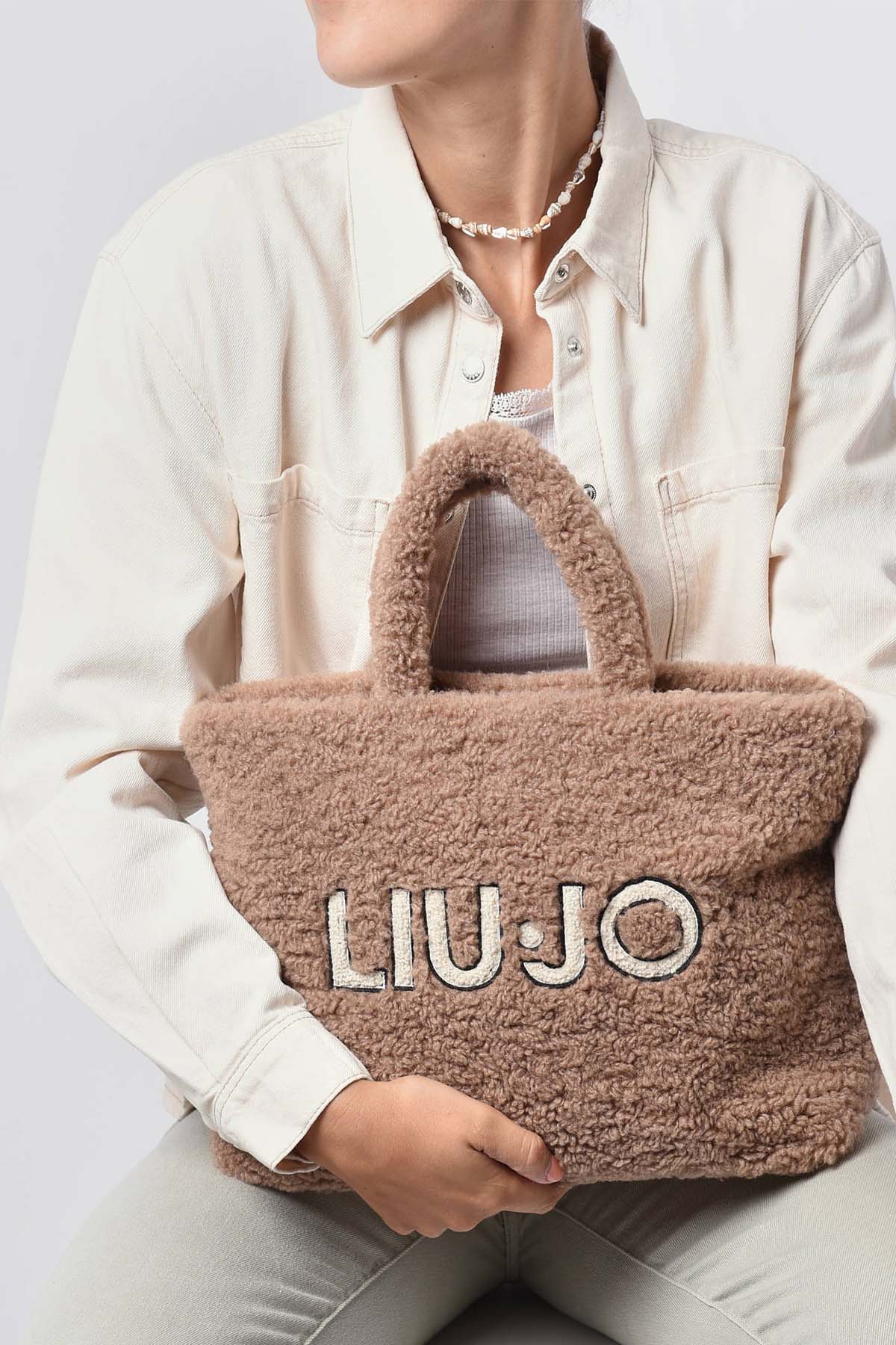 Liu Jo Logolu Peluş Çanta-Libas Trendy Fashion Store