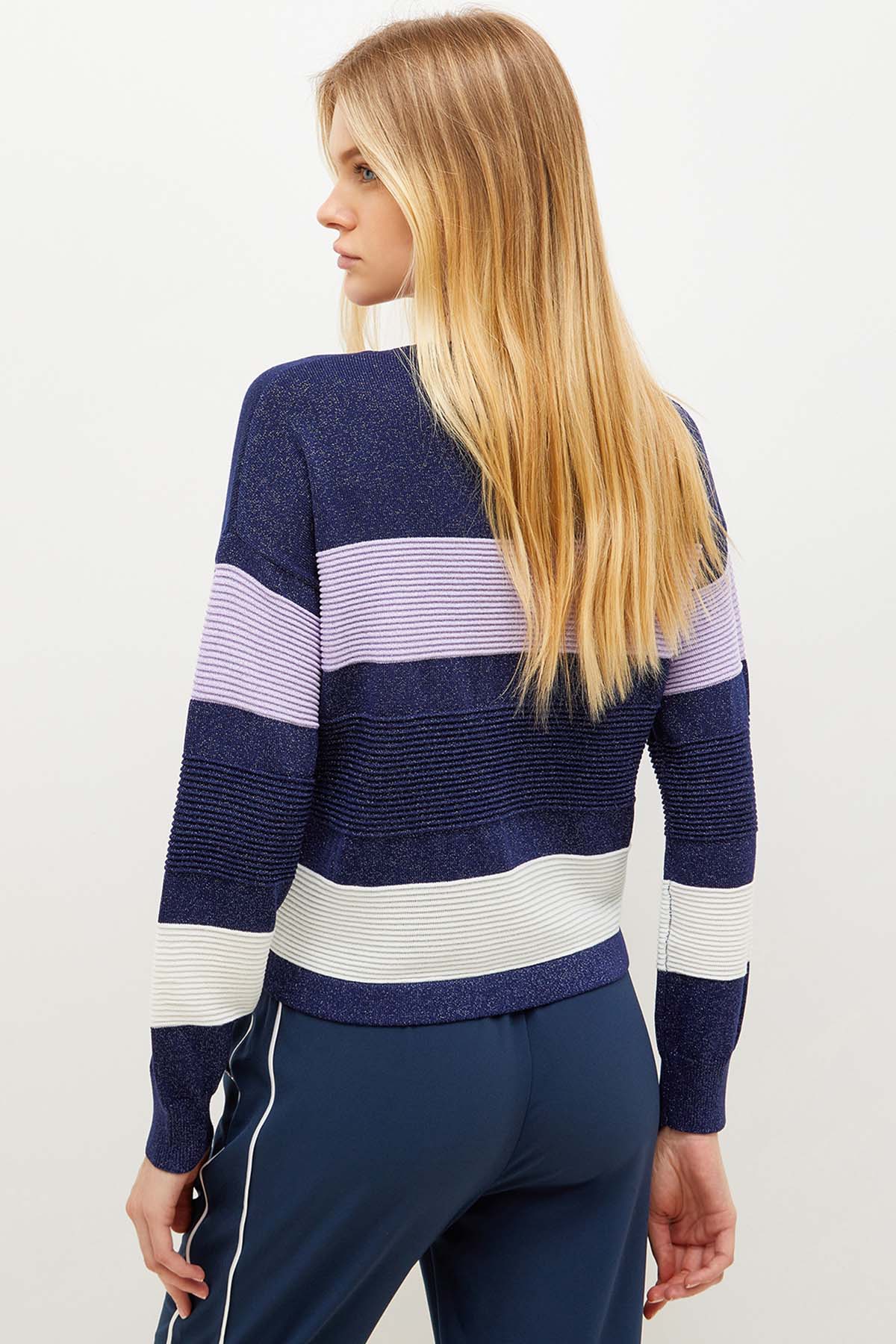 Liu Jo Renk Bloklu Örgü Triko-Libas Trendy Fashion Store