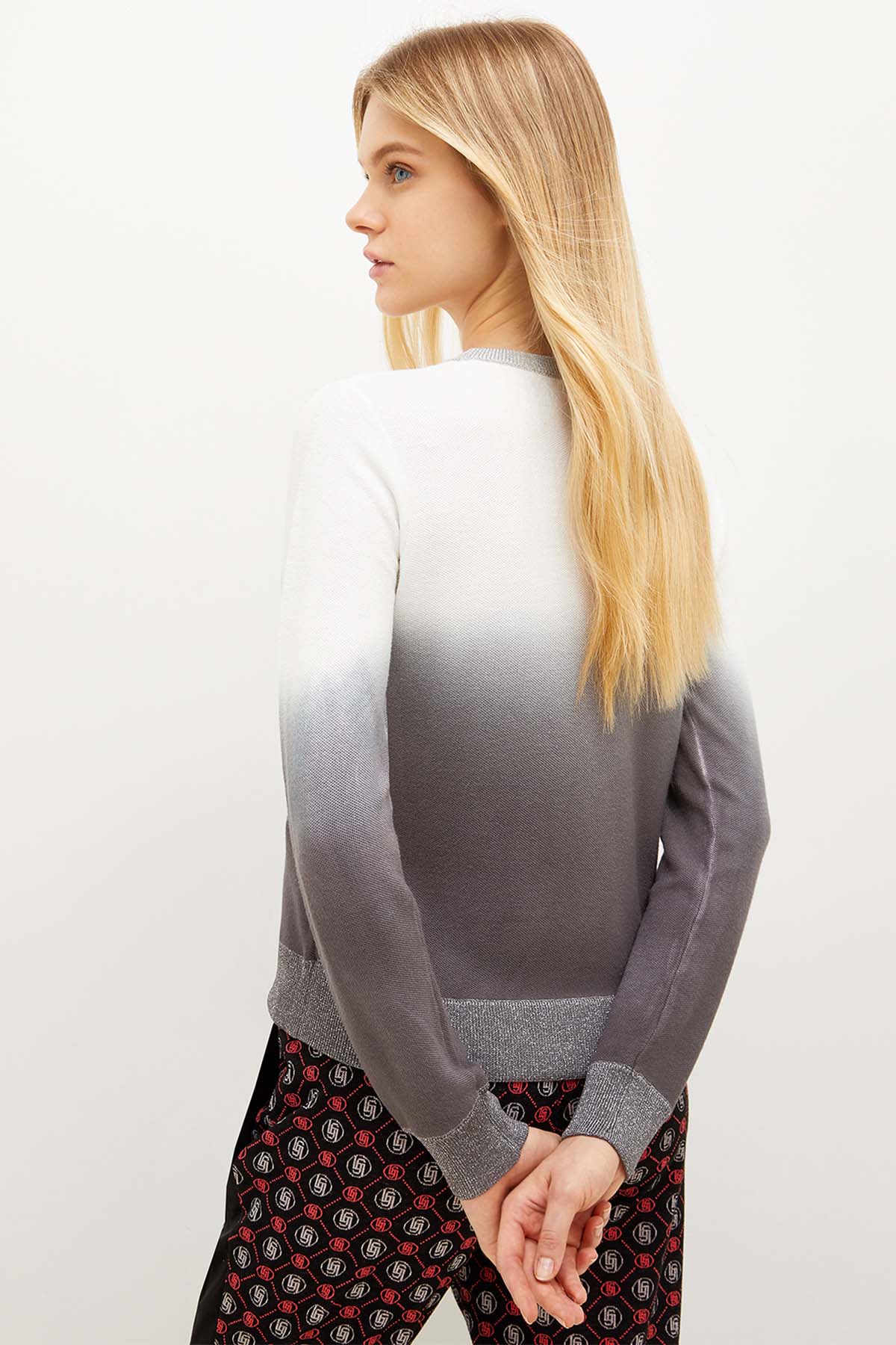 Liu Jo Degrade Yuvarlak Yaka Triko-Libas Trendy Fashion Store