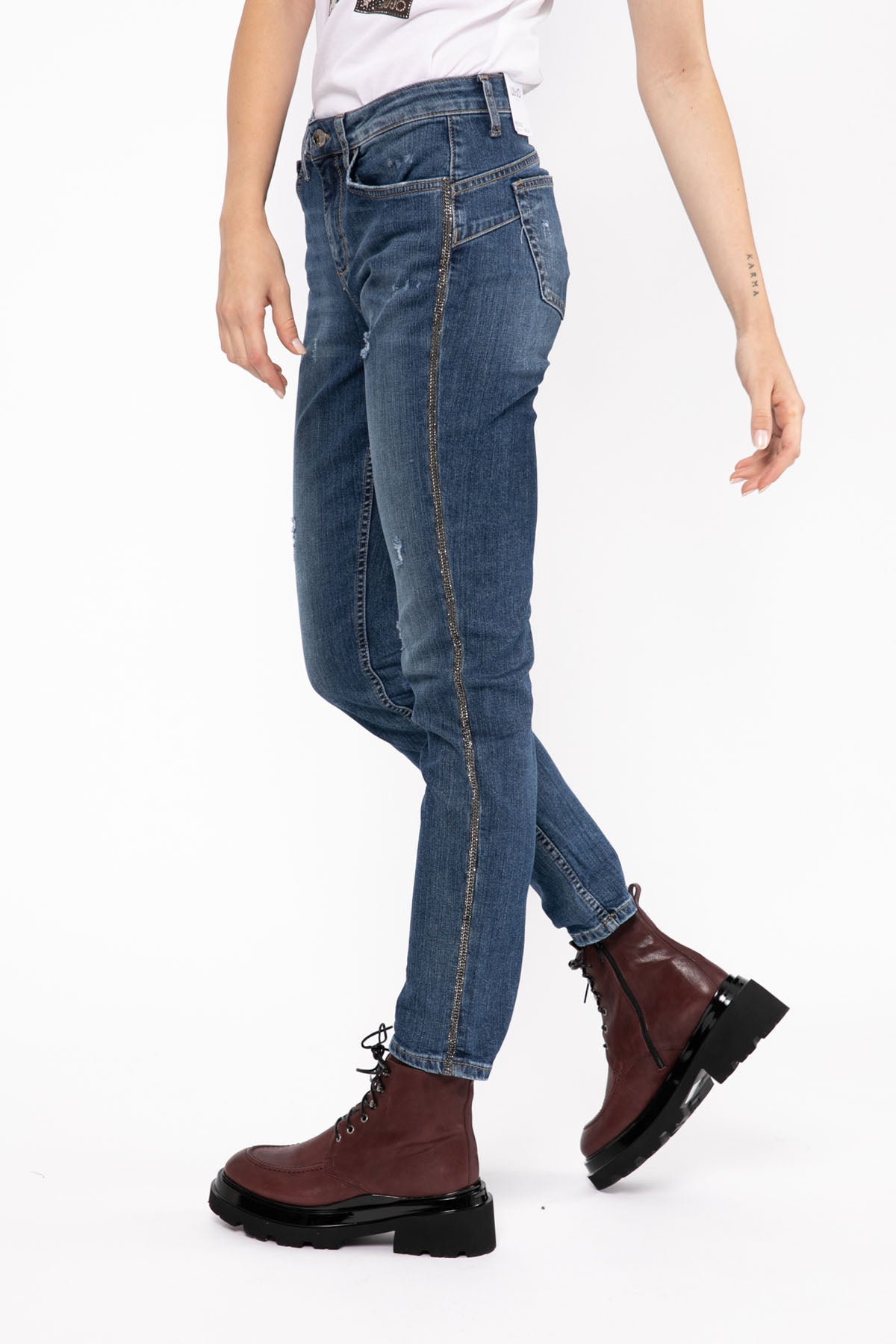 Liu Jo Precious Skinny Fit Streç Jeans-Libas Trendy Fashion Store