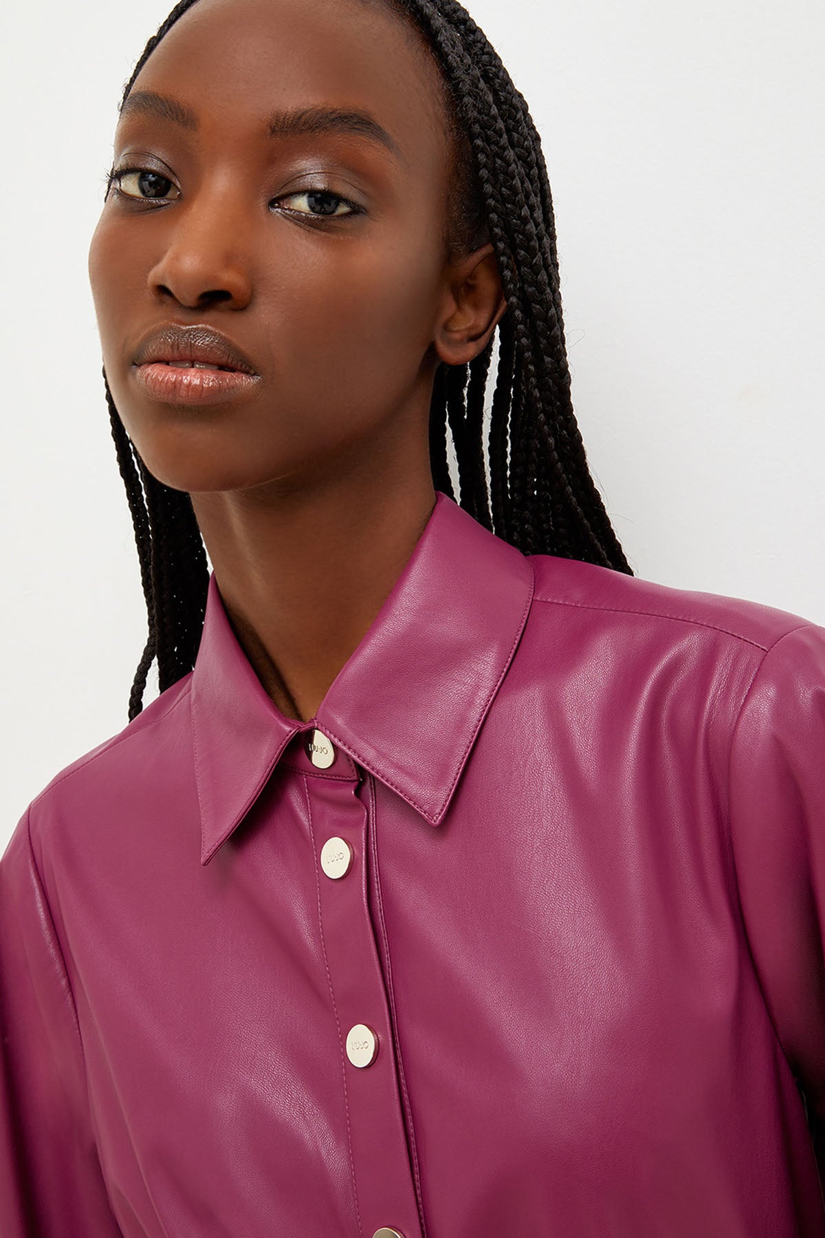 Liu Jo Belden Kuşaklı Deri Elbise-Libas Trendy Fashion Store