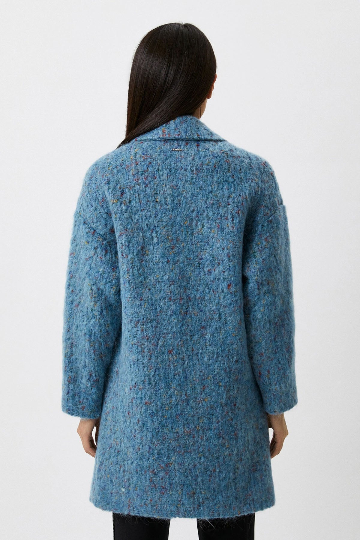 Liu Jo Geniş Kesim Kruvaze Yün Kaban-Libas Trendy Fashion Store