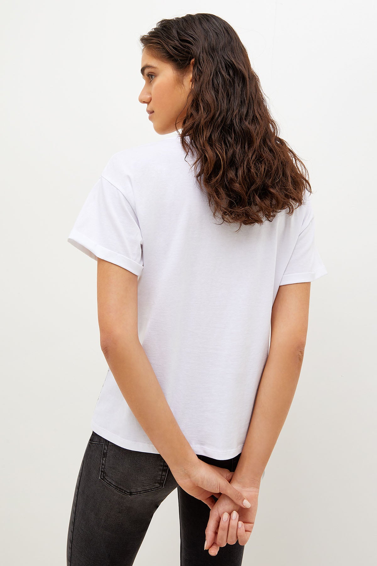 Liu Jo Şehir Temalı T-shirt-Libas Trendy Fashion Store