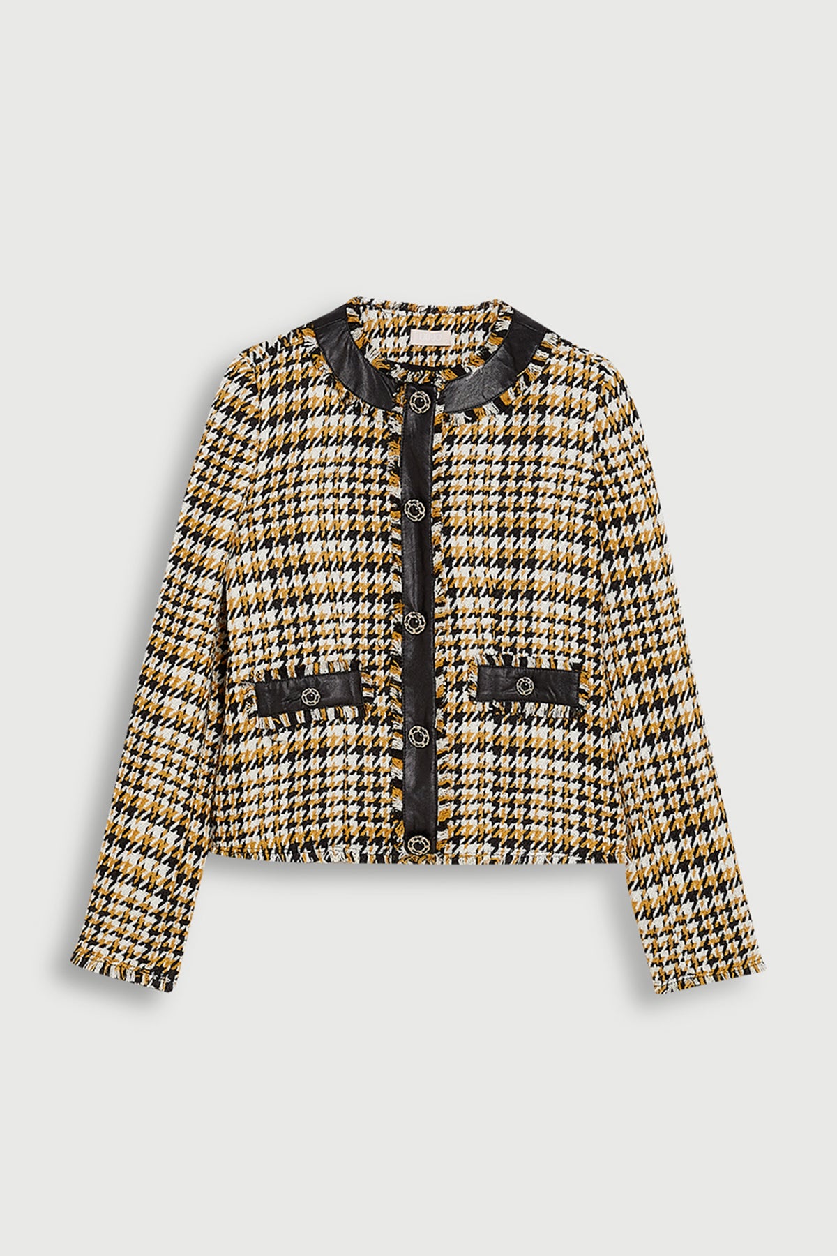 Liu Jo Deri Detaylı Tüvit Ceket-Libas Trendy Fashion Store