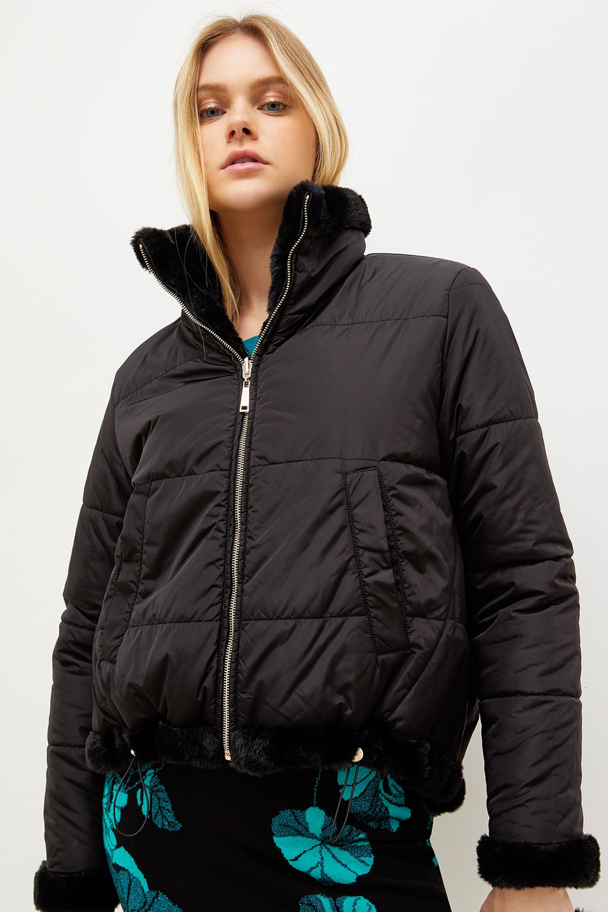 Liu Jo Çift Taraflı Peluş Mont-Libas Trendy Fashion Store