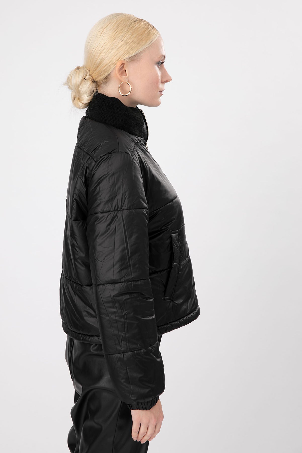 Liu Jo Çift Taraflı Dik Yaka Örgü Triko Ceket-Libas Trendy Fashion Store