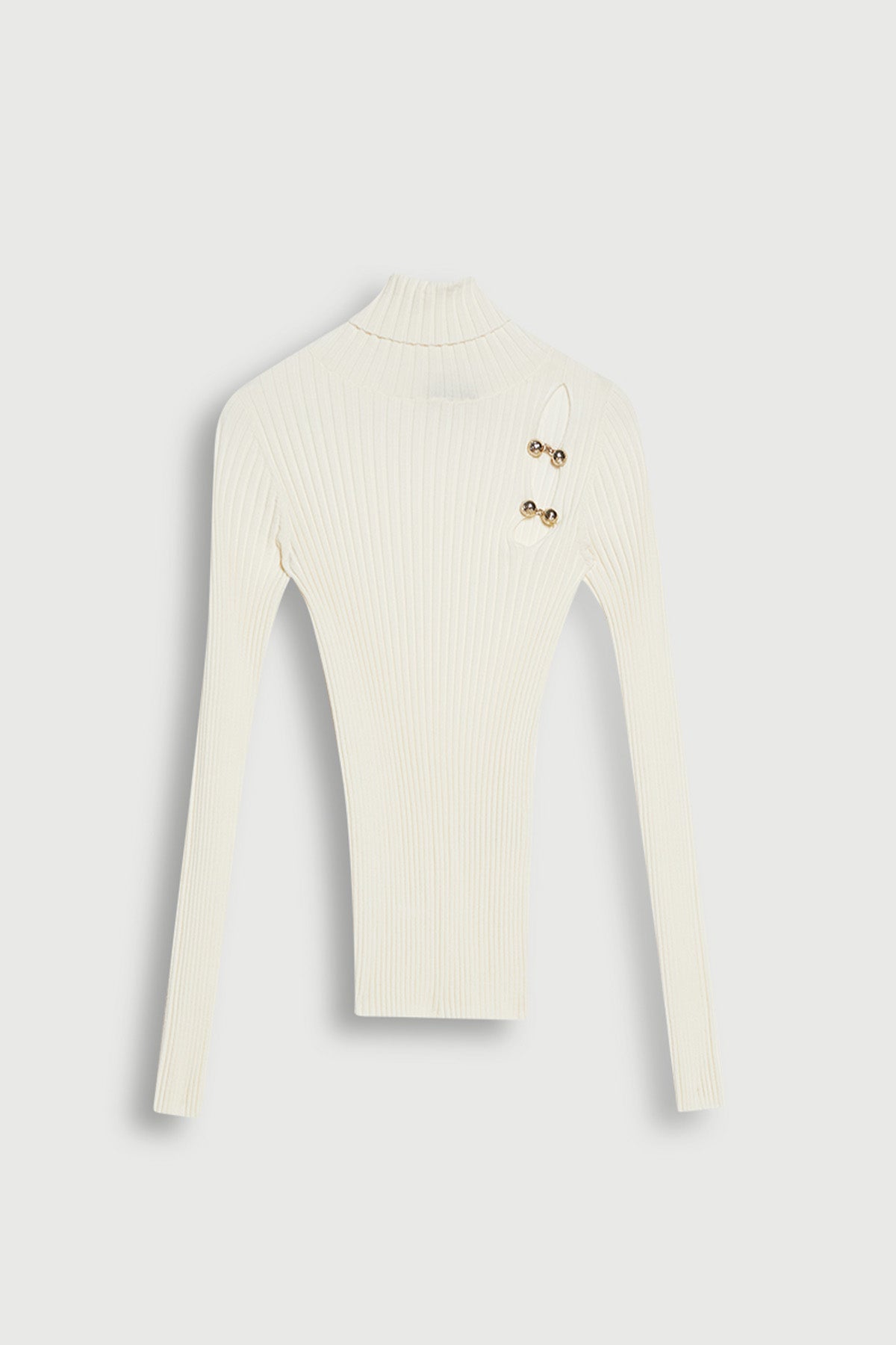 Liu Jo Metal Aksesuar Detaylı Balıkçı Yaka Triko-Libas Trendy Fashion Store