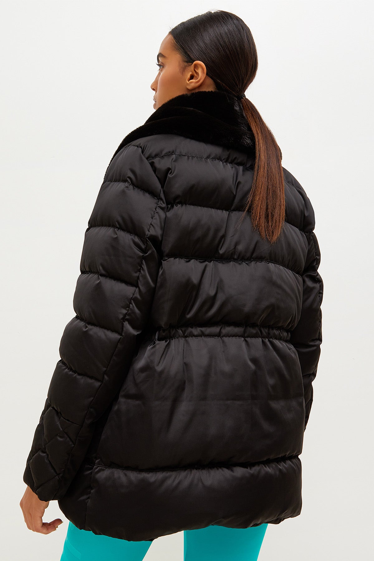 Liu Jo Kürklü Yaka Puffer Mont-Libas Trendy Fashion Store
