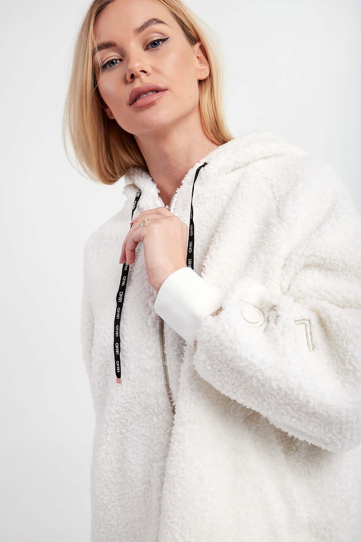 Liu Jo Kapüşonlu Polar Ceket-Libas Trendy Fashion Store