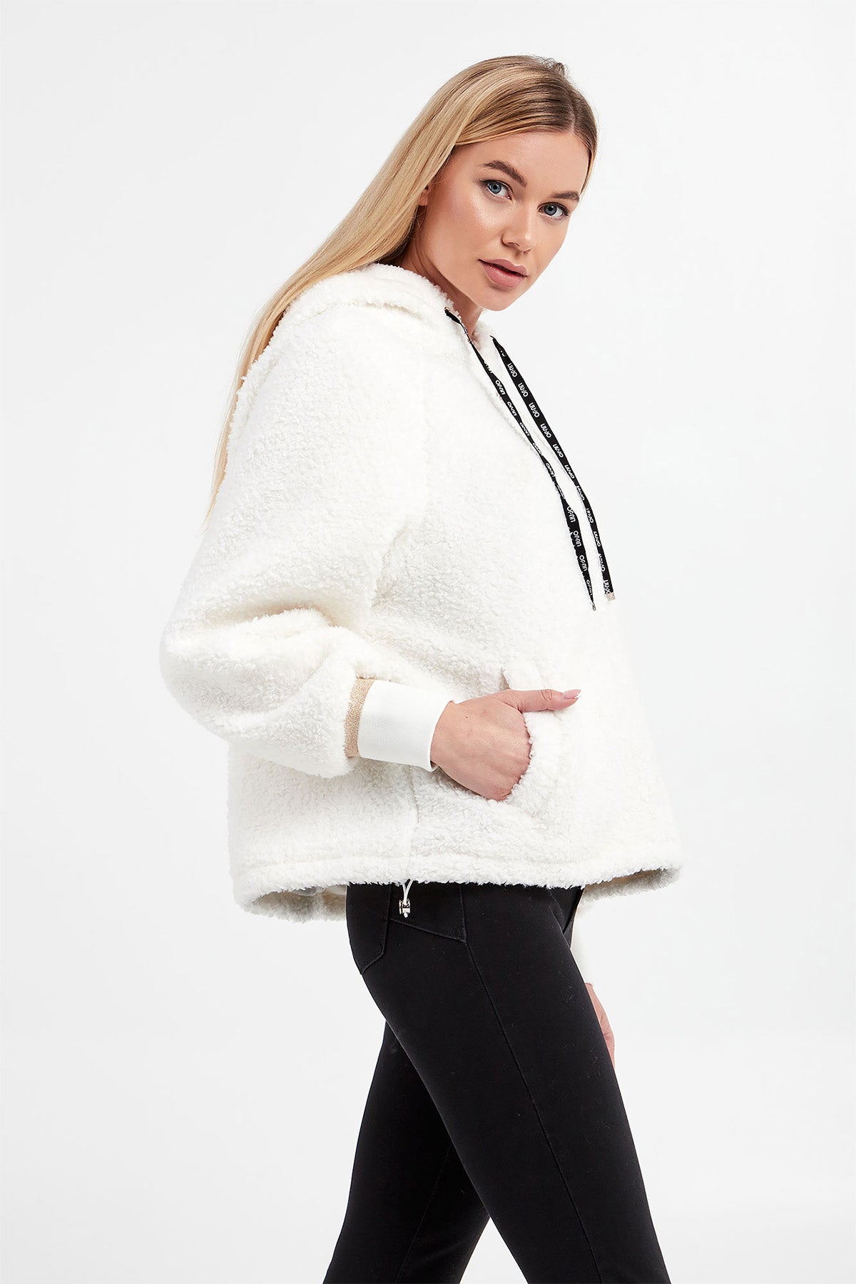 Liu Jo Kapüşonlu Polar Ceket-Libas Trendy Fashion Store