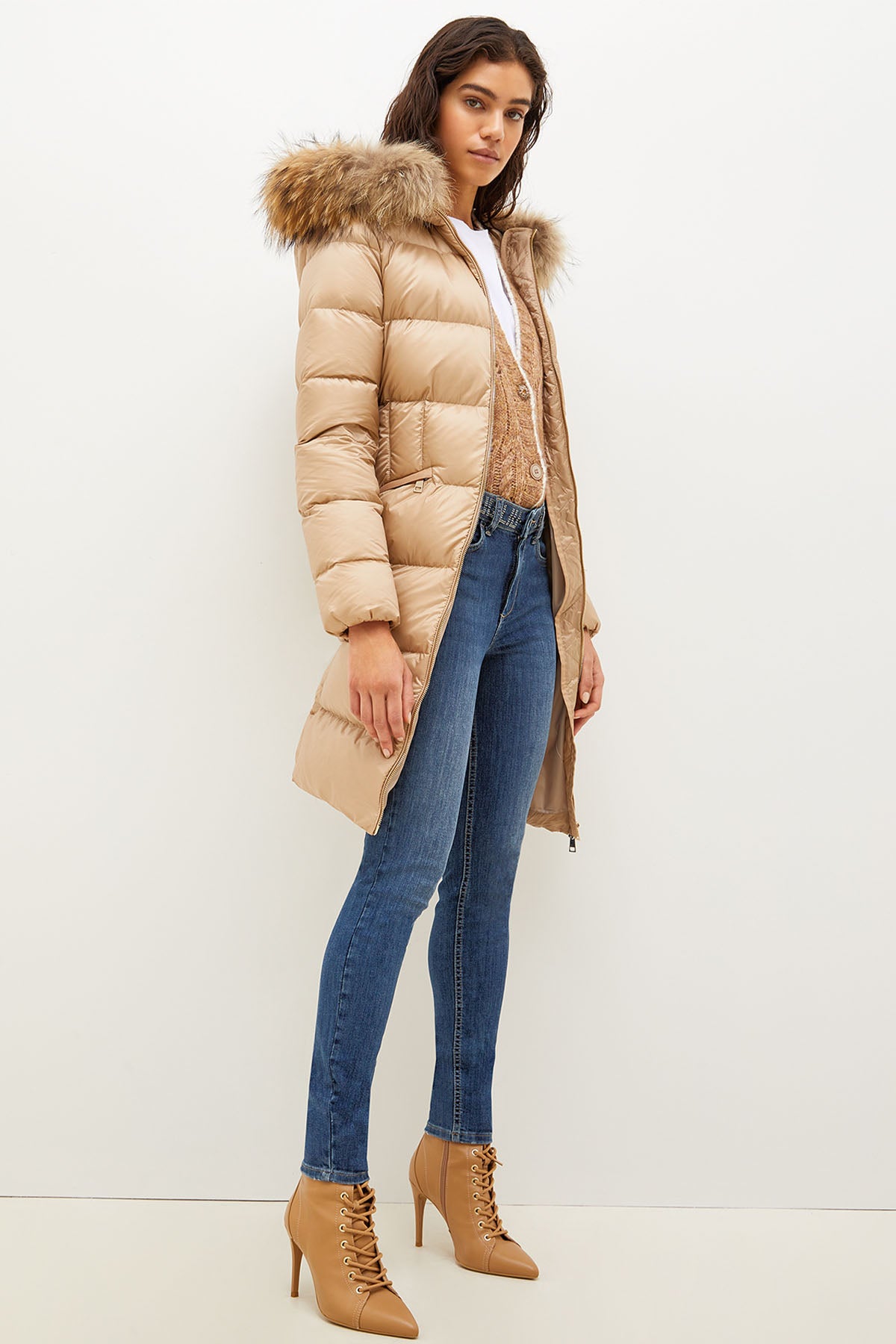 Liu Jo Yün Saç Örgü Triko Ceket-Libas Trendy Fashion Store