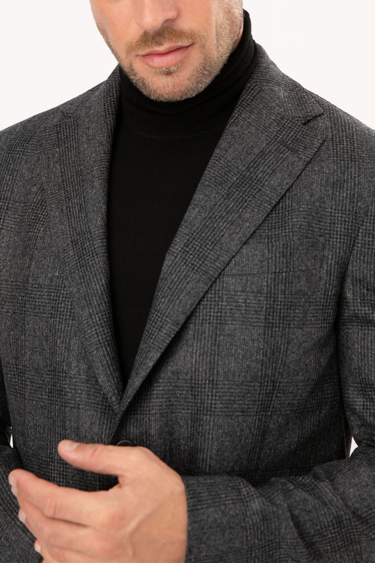 The Gigi Ekoseli Yün Blazer Ceket-Libas Trendy Fashion Store