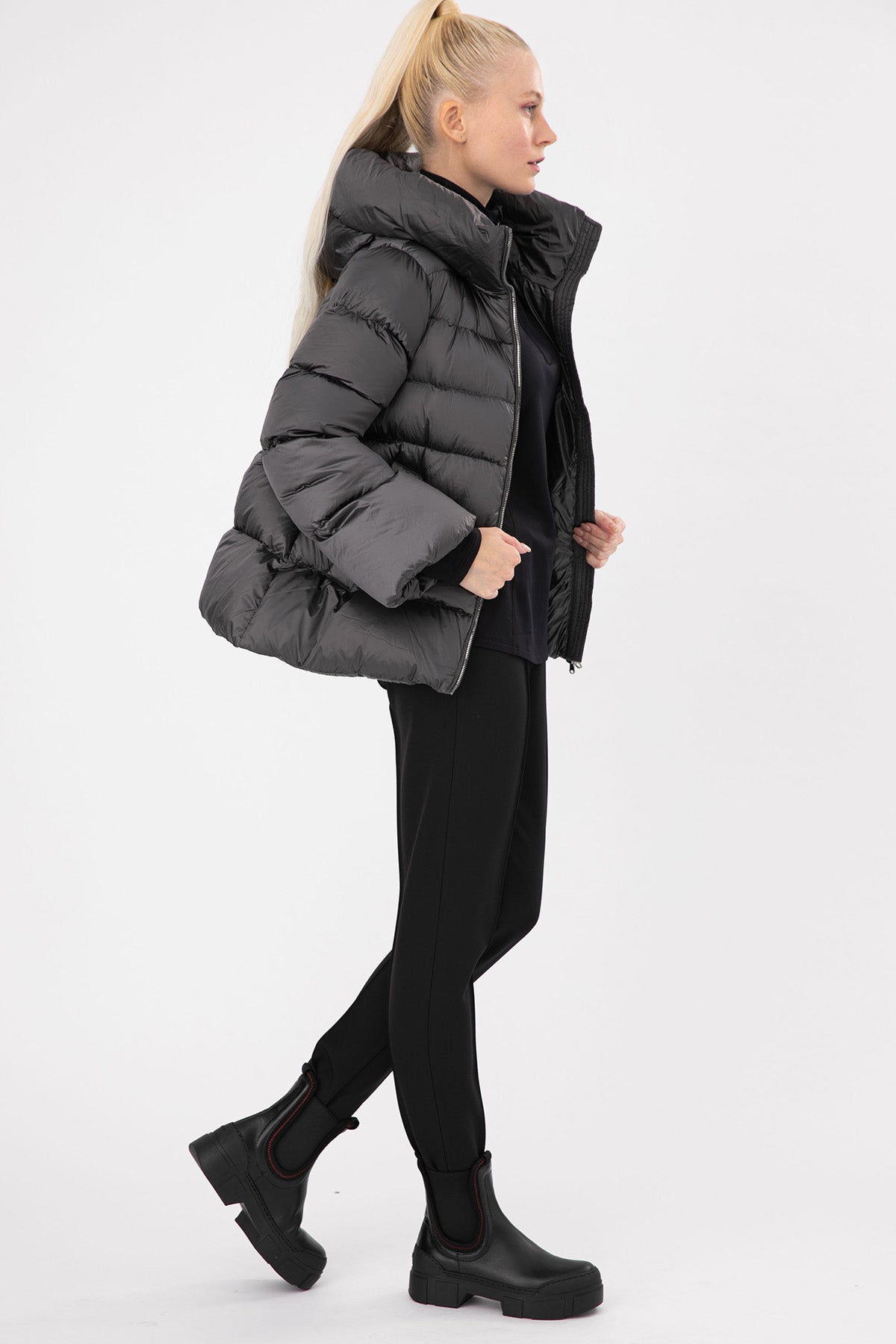 Hetrego Janet Geniş Kesim Puffer Mont-Libas Trendy Fashion Store