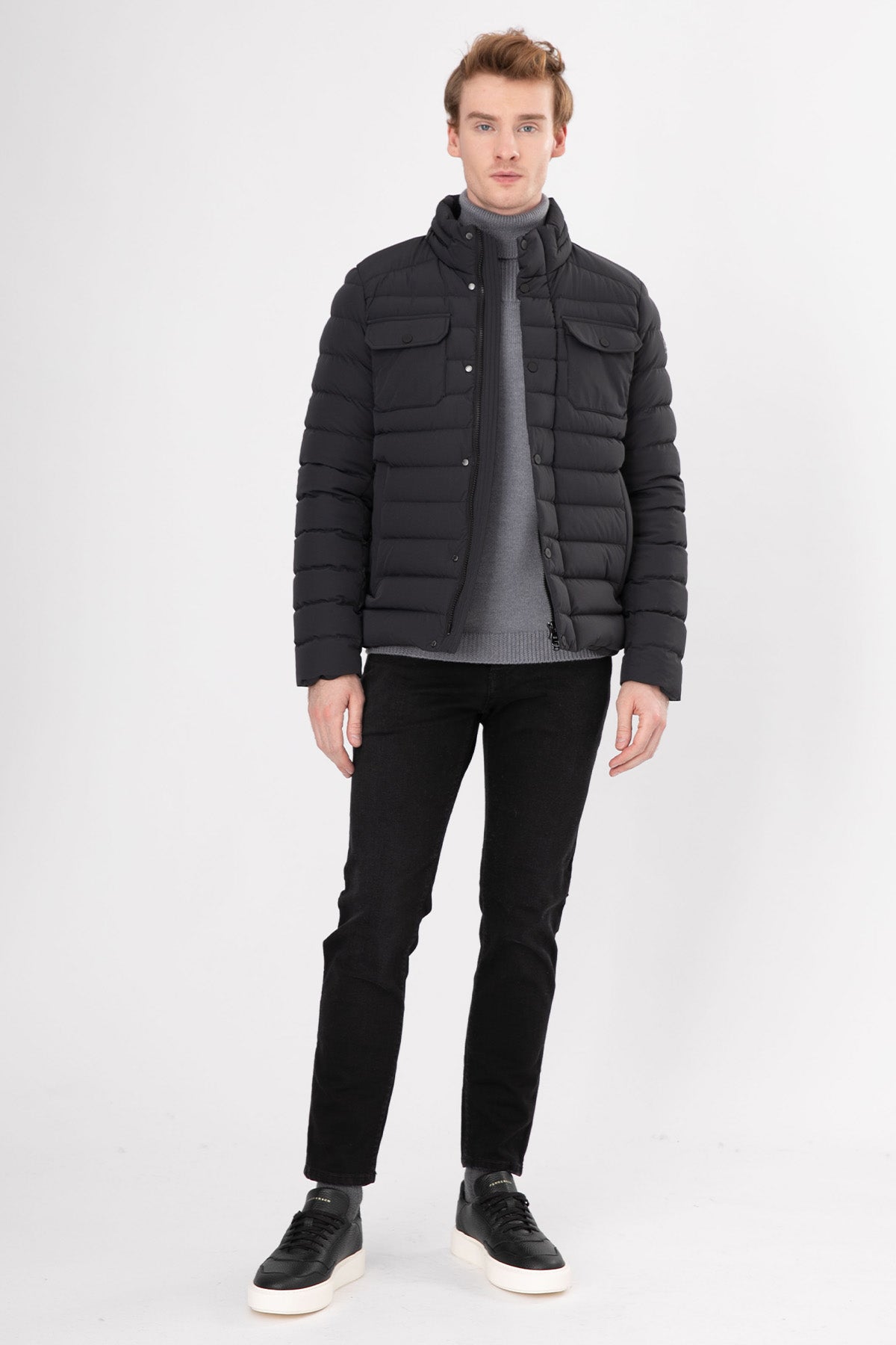 Hetrego Davis Kapak Cepli Puffer Ceket Mont-Libas Trendy Fashion Store