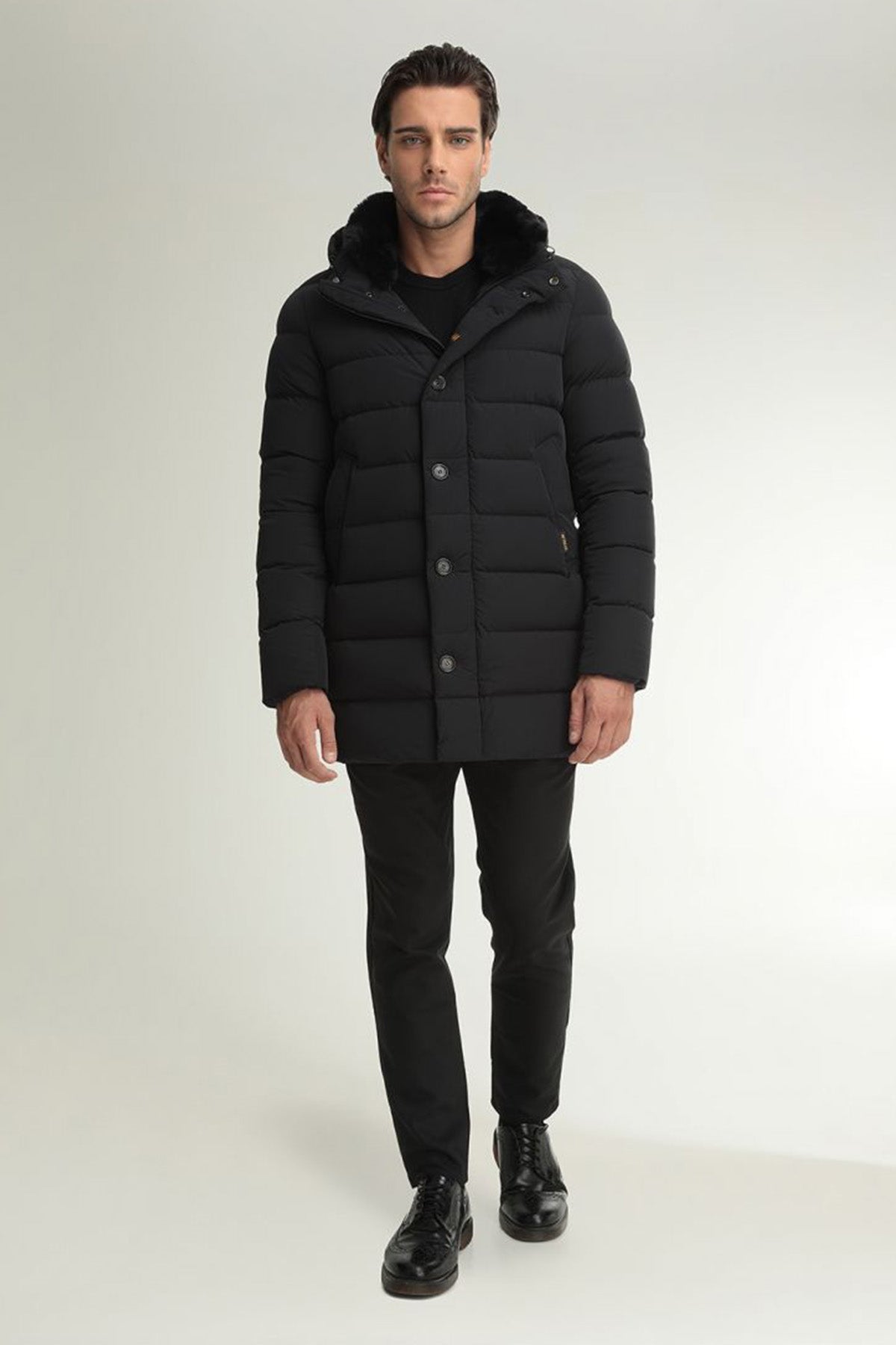 Hetrego Joseph Kapüşonlu Yakası Kürklü Mont-Libas Trendy Fashion Store