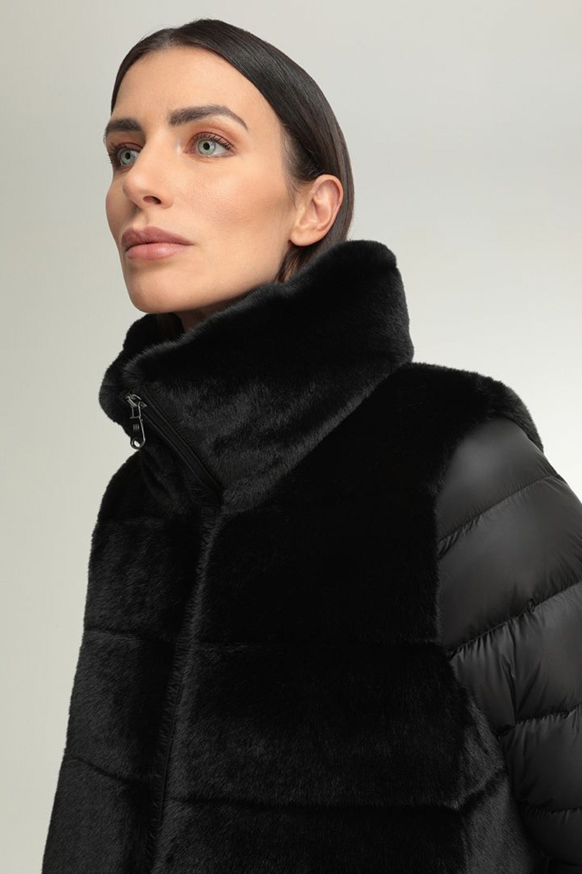 Hetrego Myrna Demonte Kollu Kürklü Mont-Libas Trendy Fashion Store