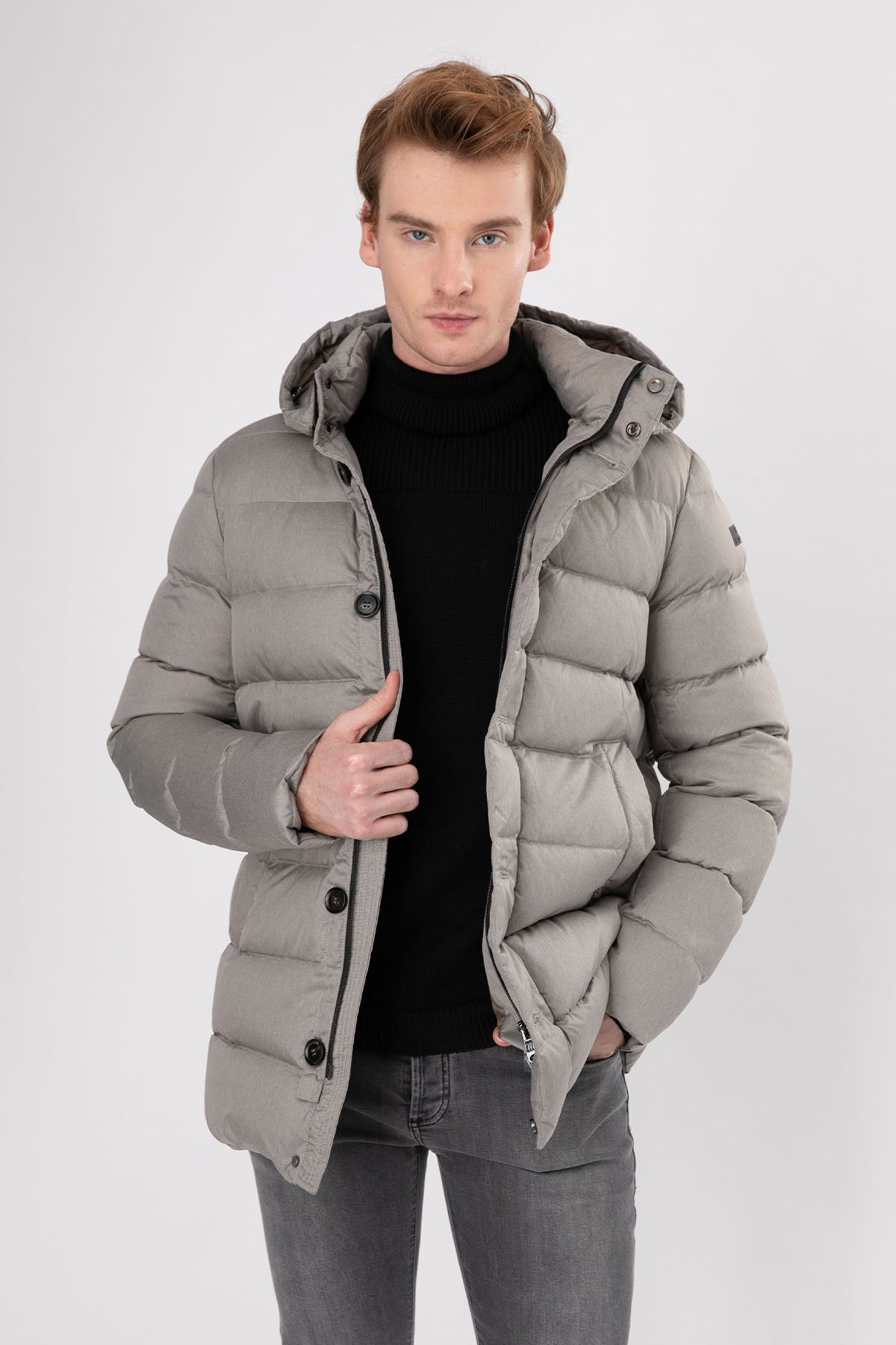 Hetrego Peterson Kapüşonlu Puffer Mont-Libas Trendy Fashion Store