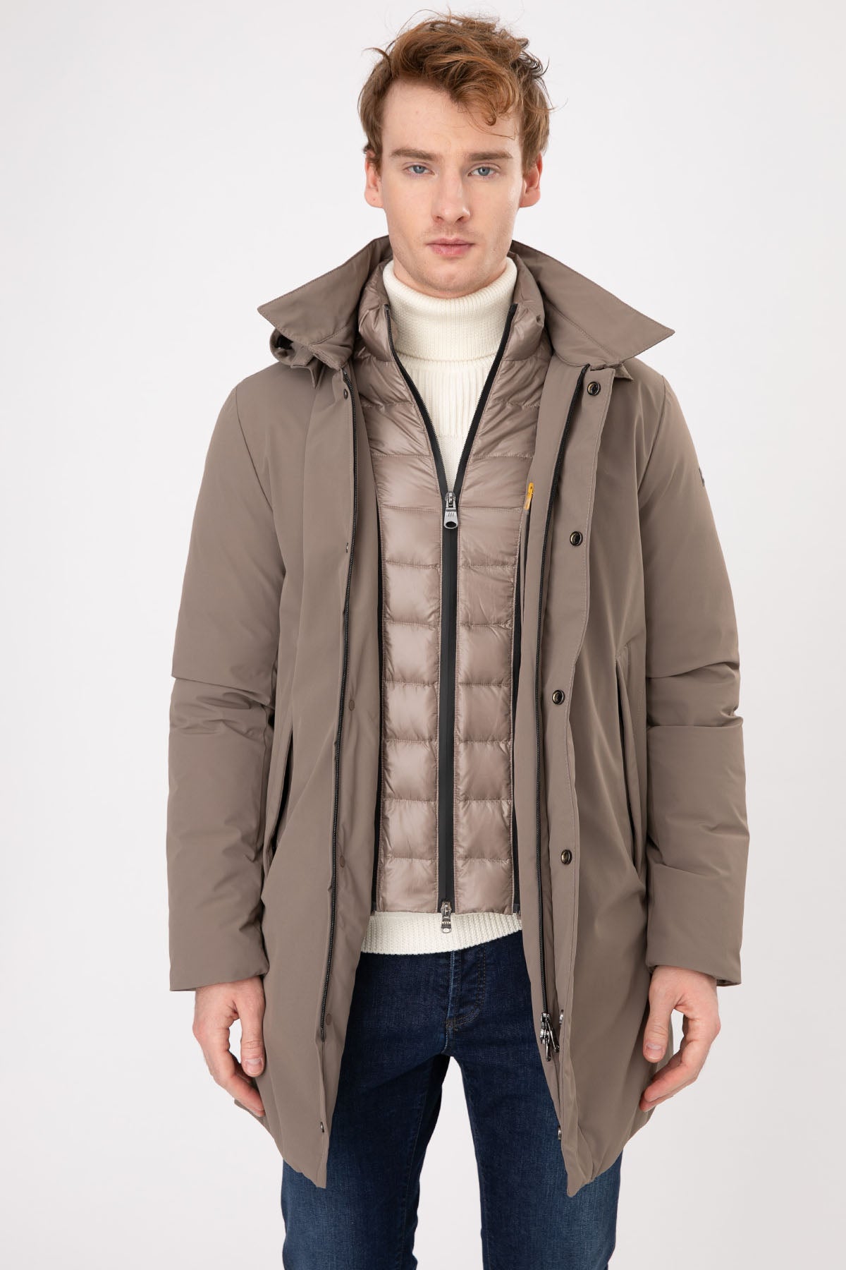 Hetrego Edgar Demonte İç Yelekli Kaban-Libas Trendy Fashion Store