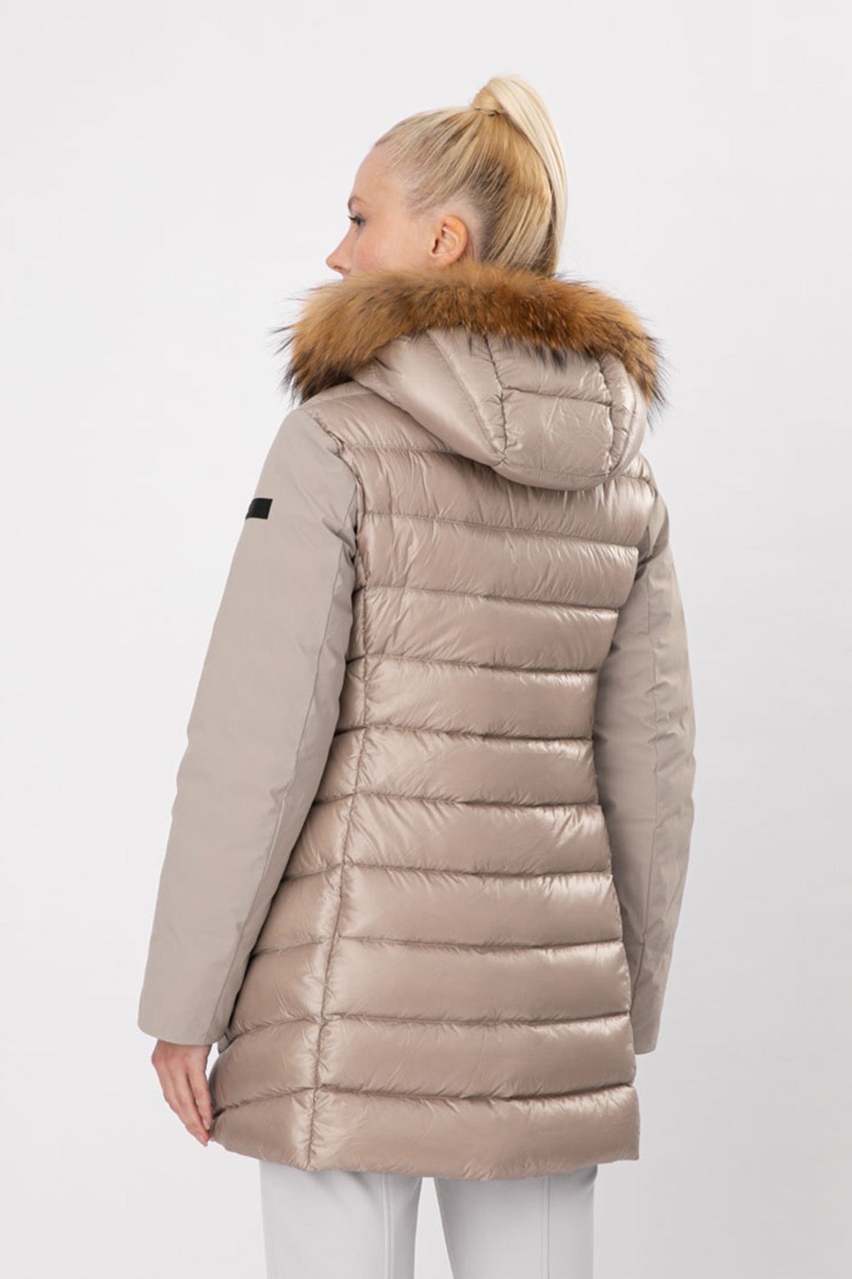 Hetrego Danielle Kürklü Kapüşonlu Teknik Puffer Mont-Libas Trendy Fashion Store
