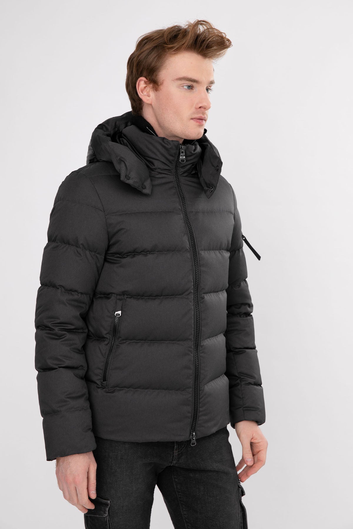 Hetrego Reed Kapüşonlu Puffer Mont-Libas Trendy Fashion Store