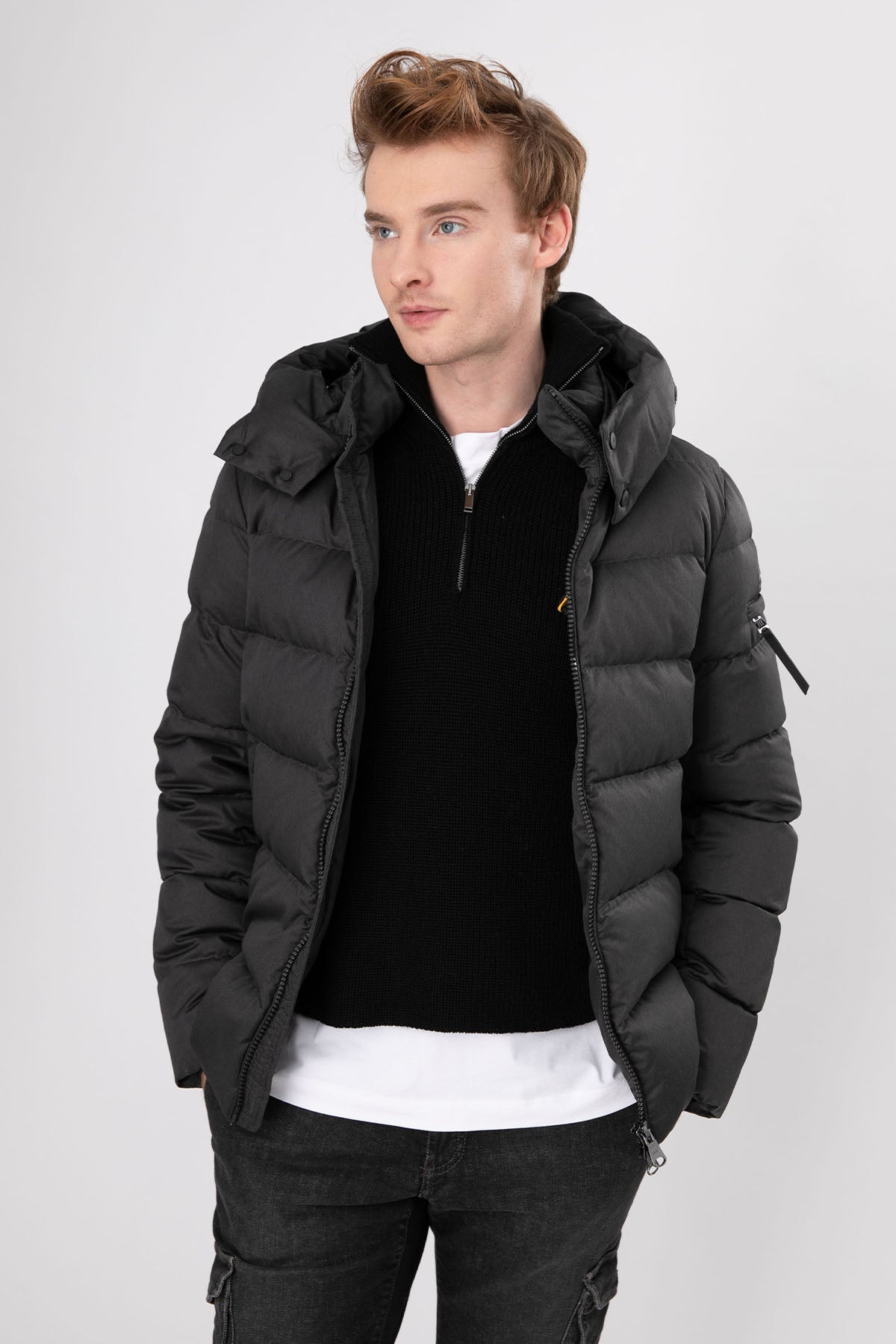 Hetrego Reed Kapüşonlu Puffer Mont-Libas Trendy Fashion Store