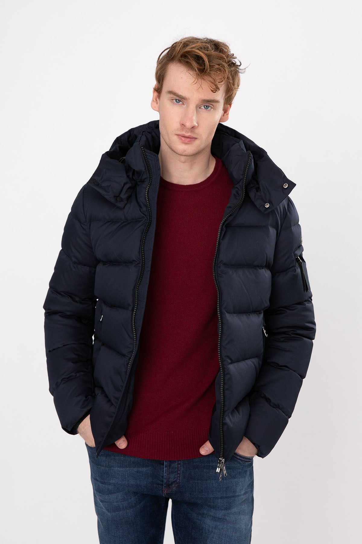 Hetrego Reed Kapüşonlu Puffer Mont-Libas Trendy Fashion Store